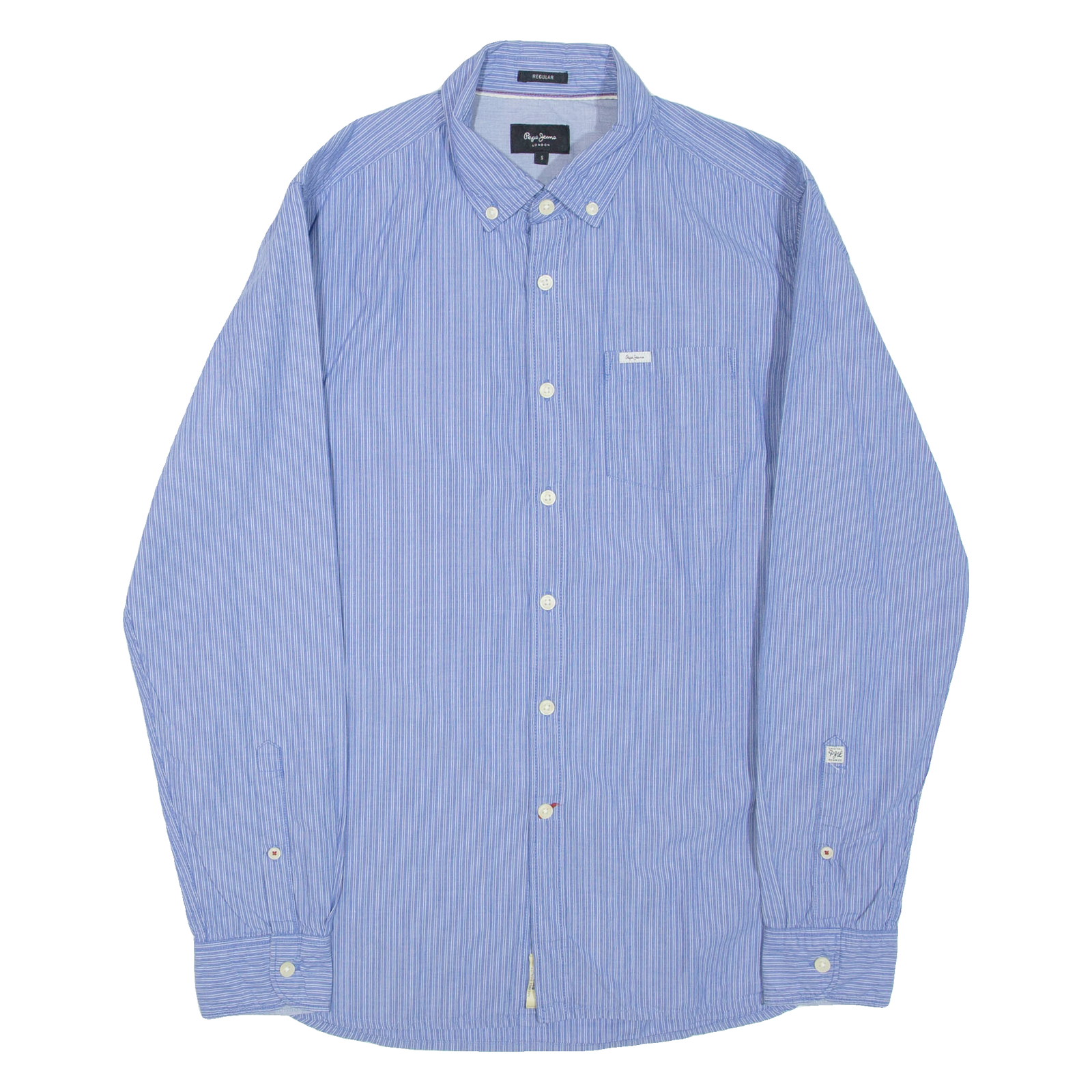 Buy PEPE JEANS Mens Shirt Blue Striped Long Sleeve S Refurbished - $27.29 PEPE JEANS Mens Shirt Blue Striped Long Sleeve S Refurbished - N/A refurbished available on Cerqular