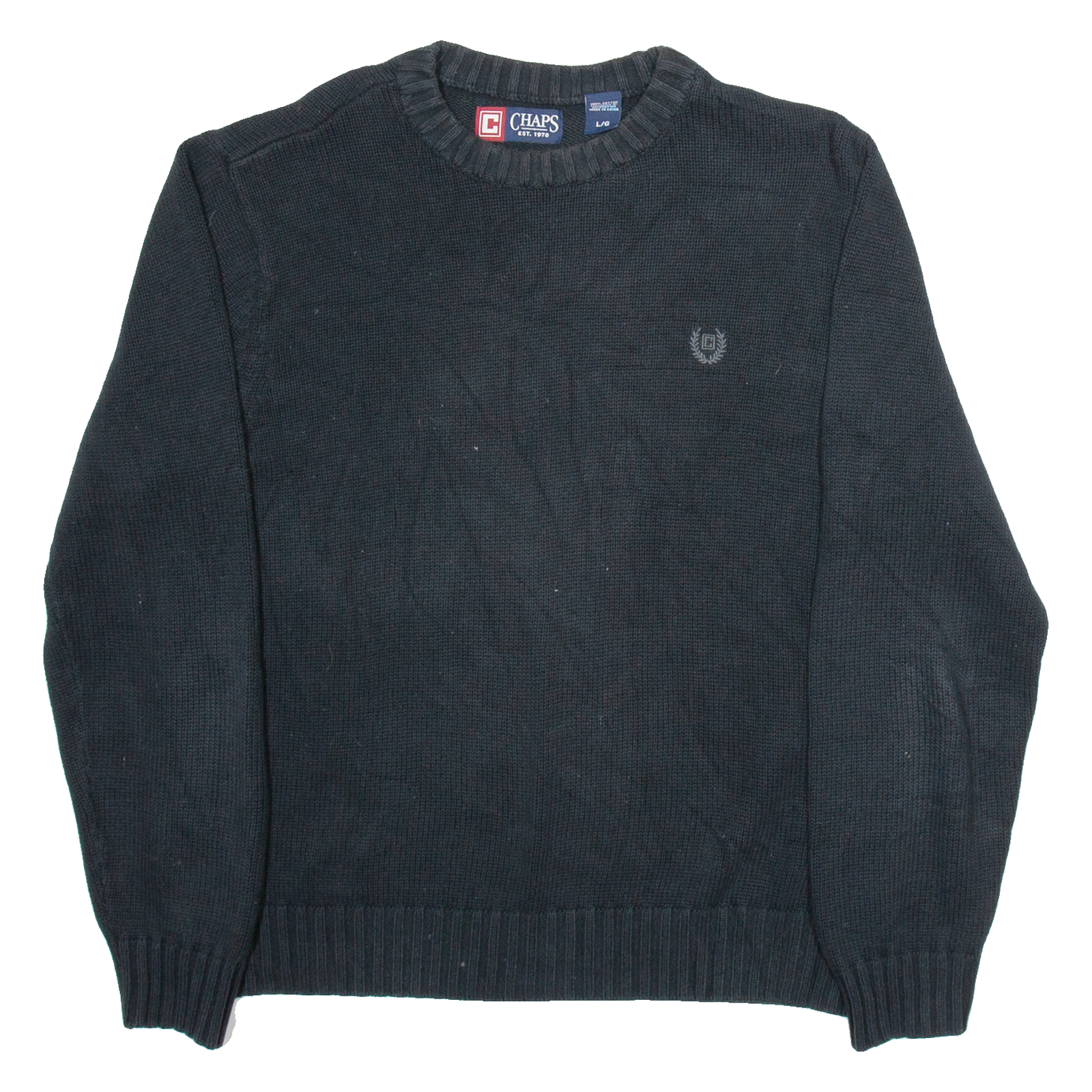 CHAMPION Mens Jumper Black Tight Knit M Refurbished - N/A refurbished available on Cerqular