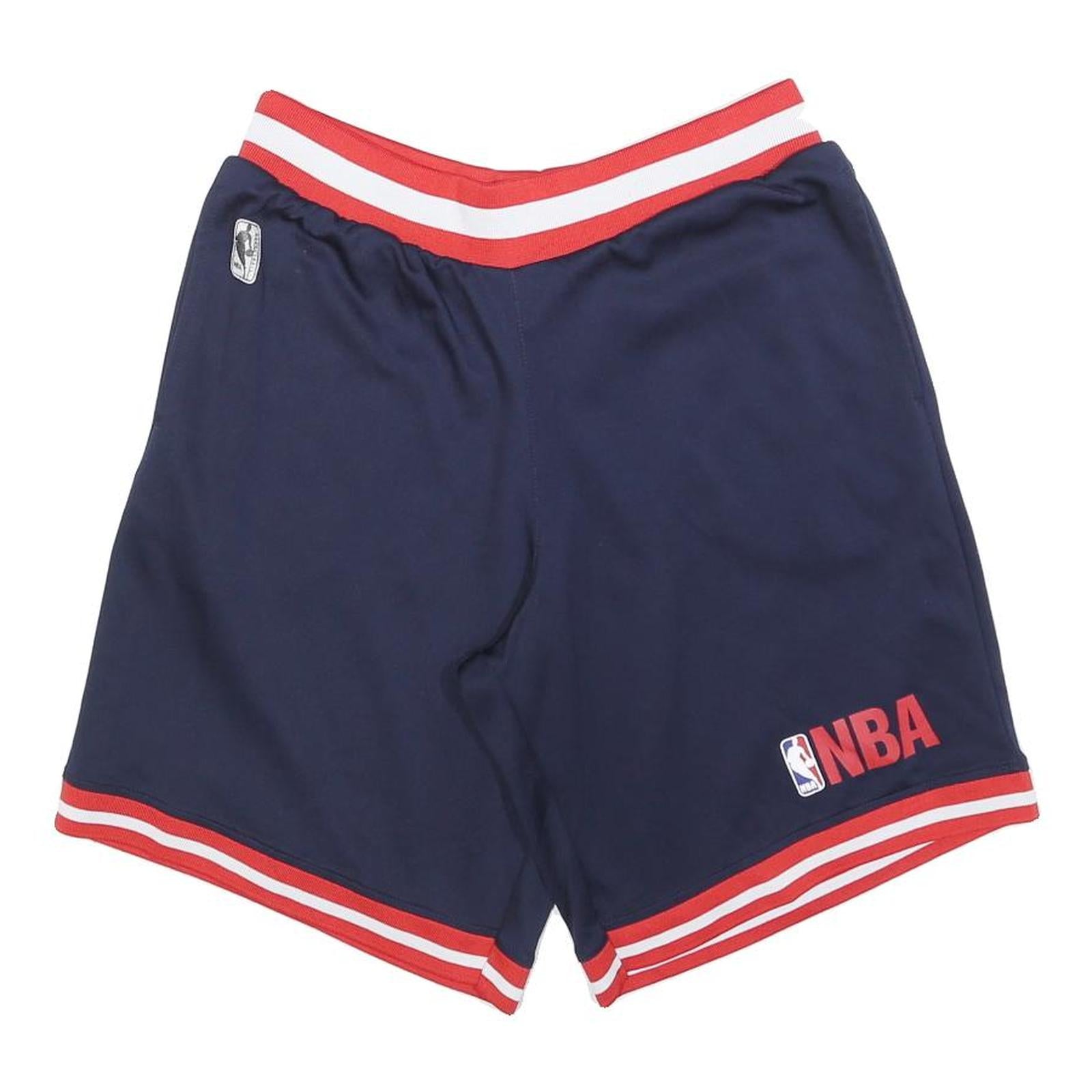 NBA Mens Shorts Navy Blue Red White Basketball S W28 Elastic Waistband Sport Refurbished - N/A refurbished available on Cerqular