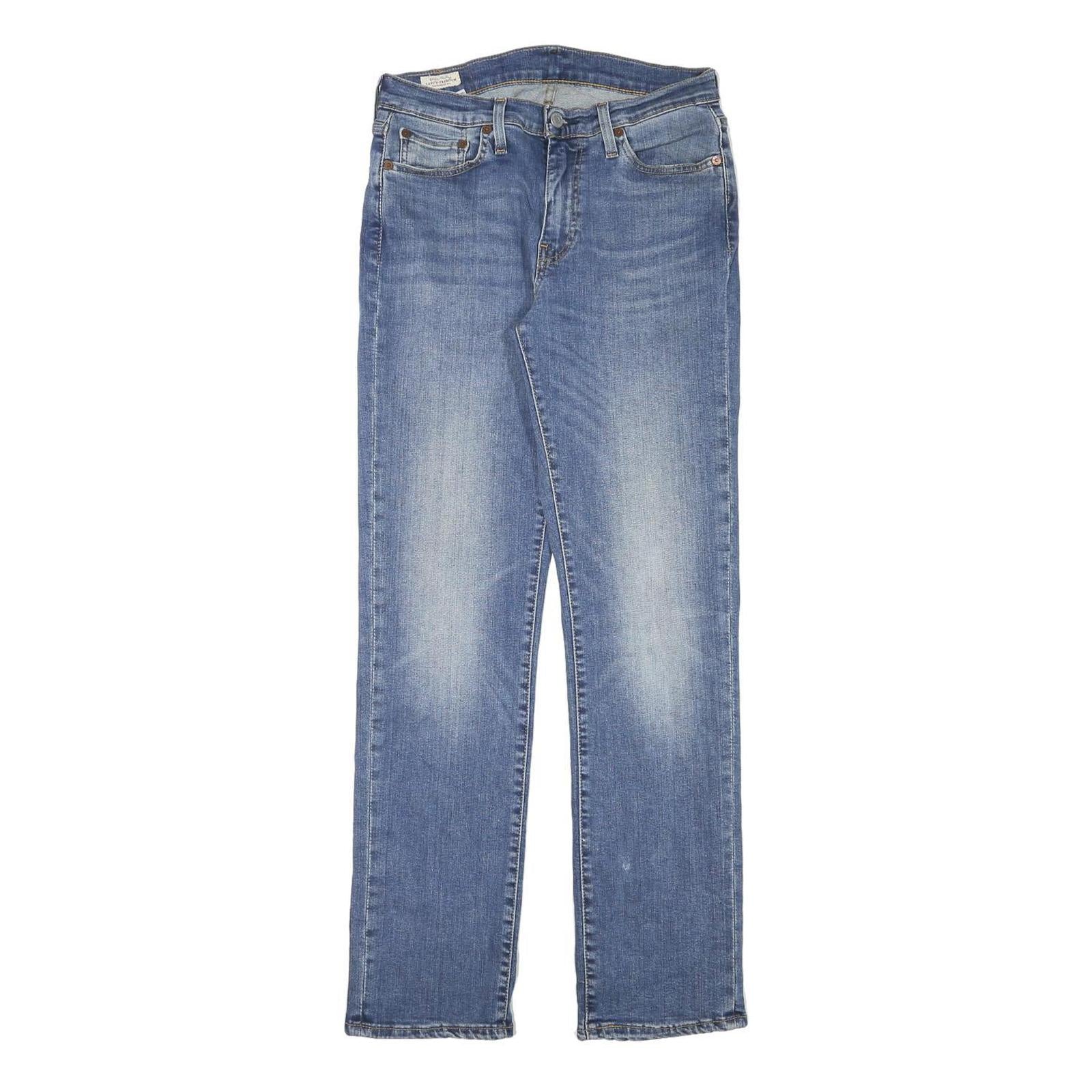 LEVI'S 510 Mens Jeans Blue Regular Slim Denim Medium W28 L31 Straight Zip Fit Refurbished - N/A refurbished available on Cerqular