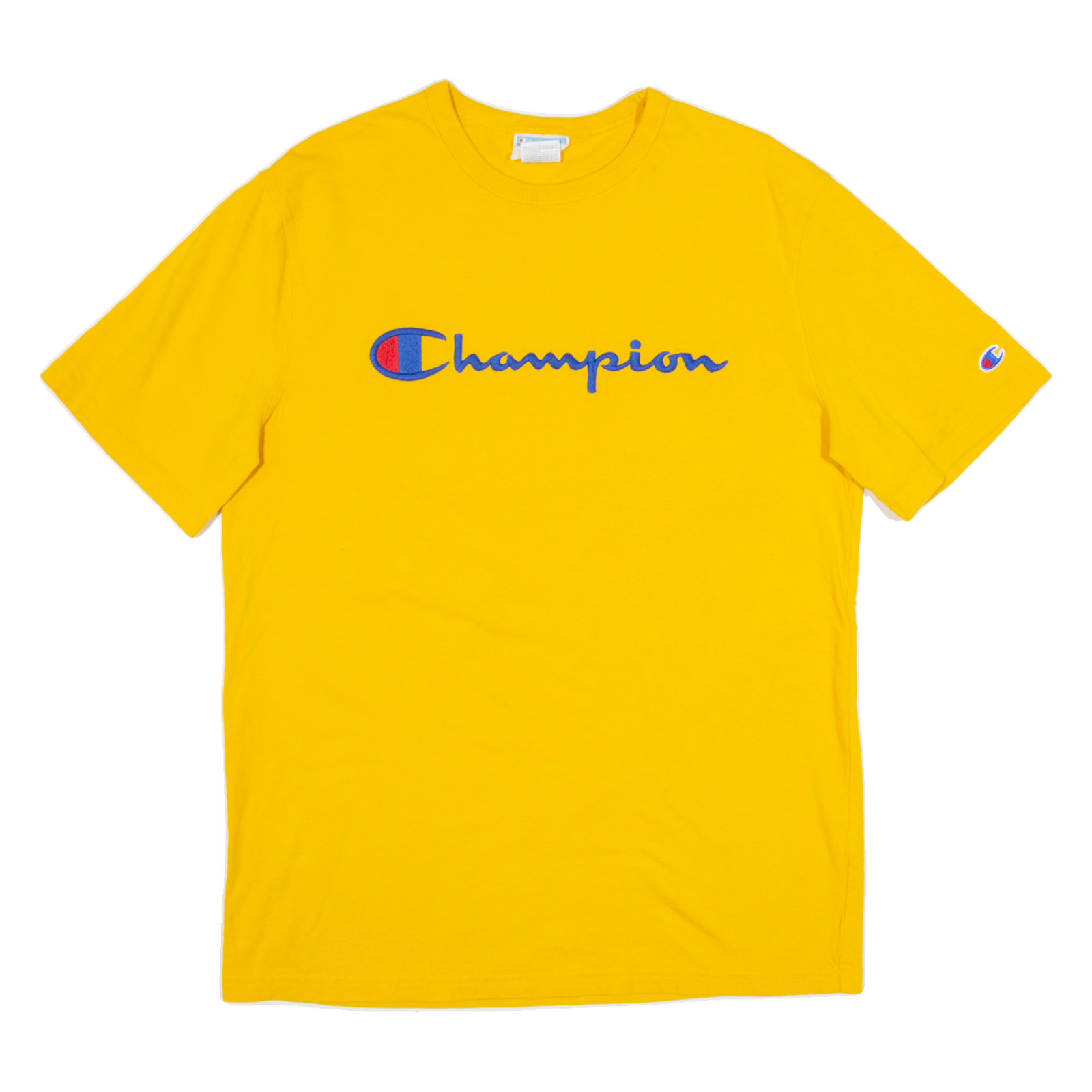 CHAMPION Mens T-Shirt Yellow L Refurbished - N/A refurbished available on Cerqular