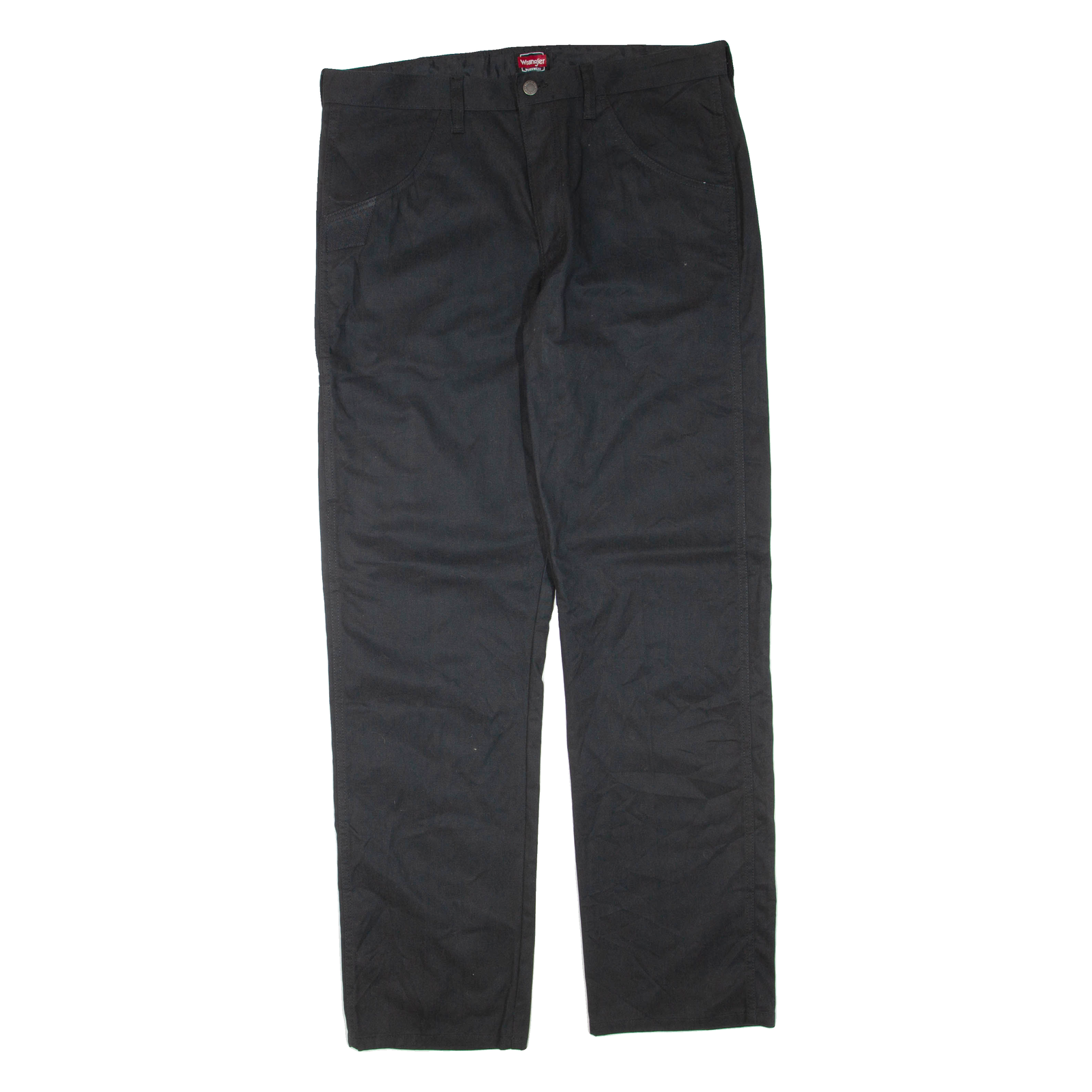 WRANGLER Workwear Mens Trousers Black Regular Straight W36 L34 Refurbished - N/A refurbished available on Cerqular