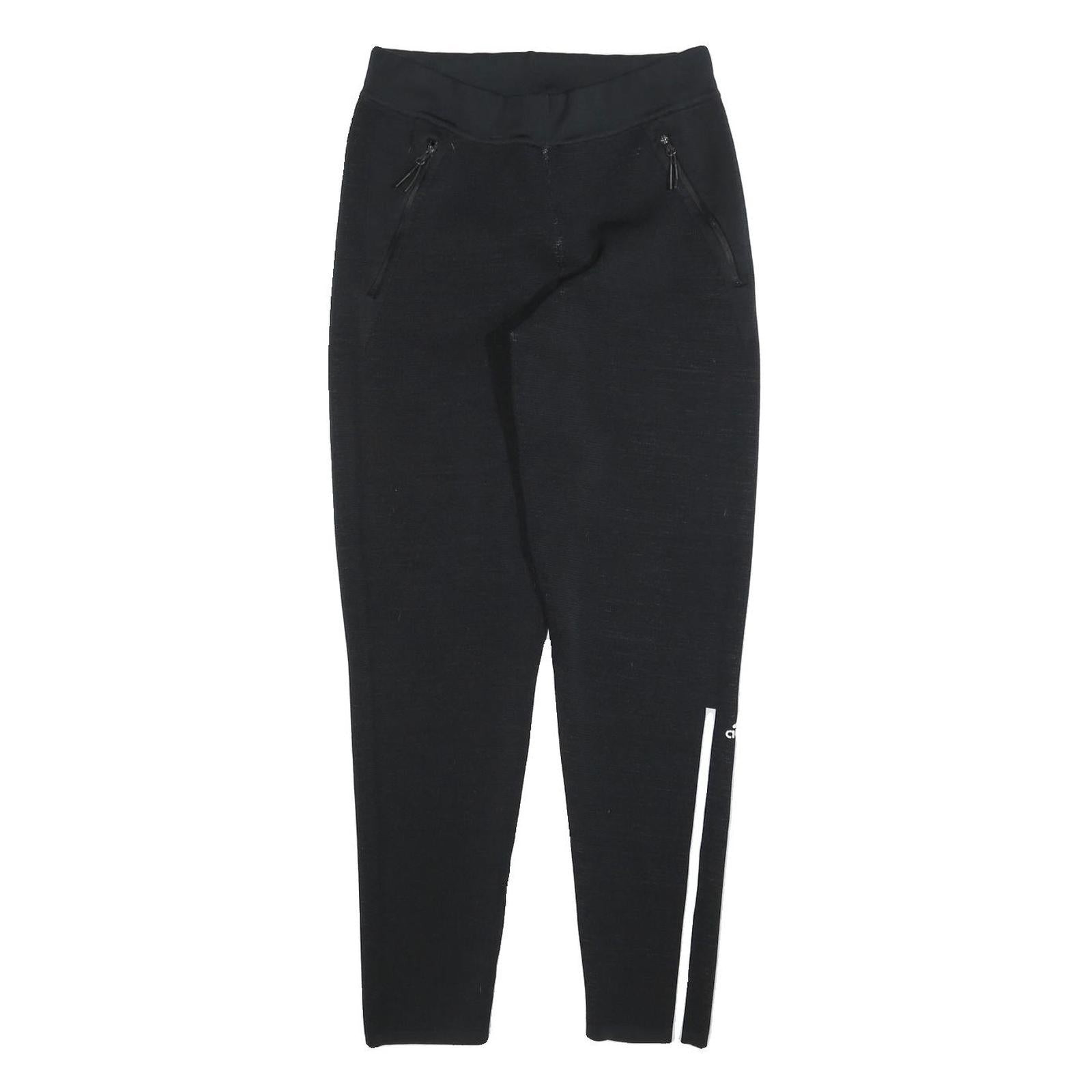 ADIDAS Womens Joggers Black Slim Tapered S W26 L28 Sportswear Activewear Refurbished - N/A refurbished available on Cerqular