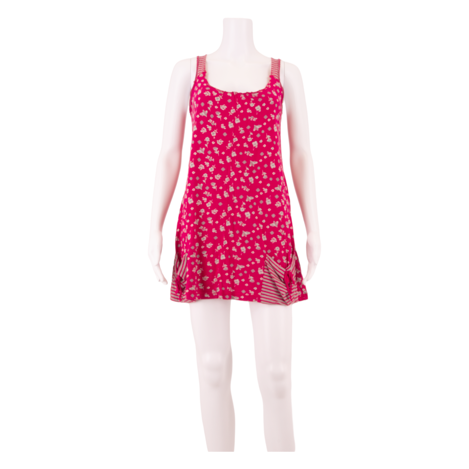 WHITE STUFF Womens Mini Dress Pink Floral Sleeveless Short UK 8 Refurbished - N/A refurbished available on Cerqular