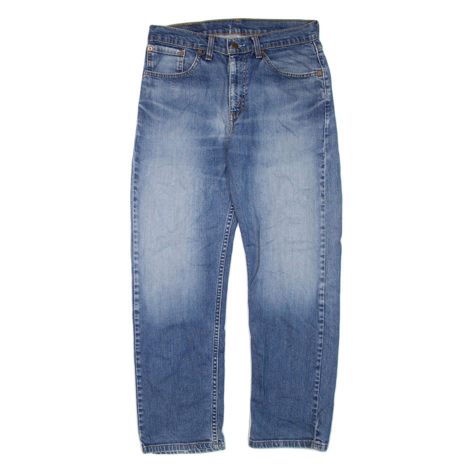 LEVI'S 751 Jeans Mens Blue Regular Straight Stone Wash W32 L30 Refurbished - N/A refurbished available on Cerqular