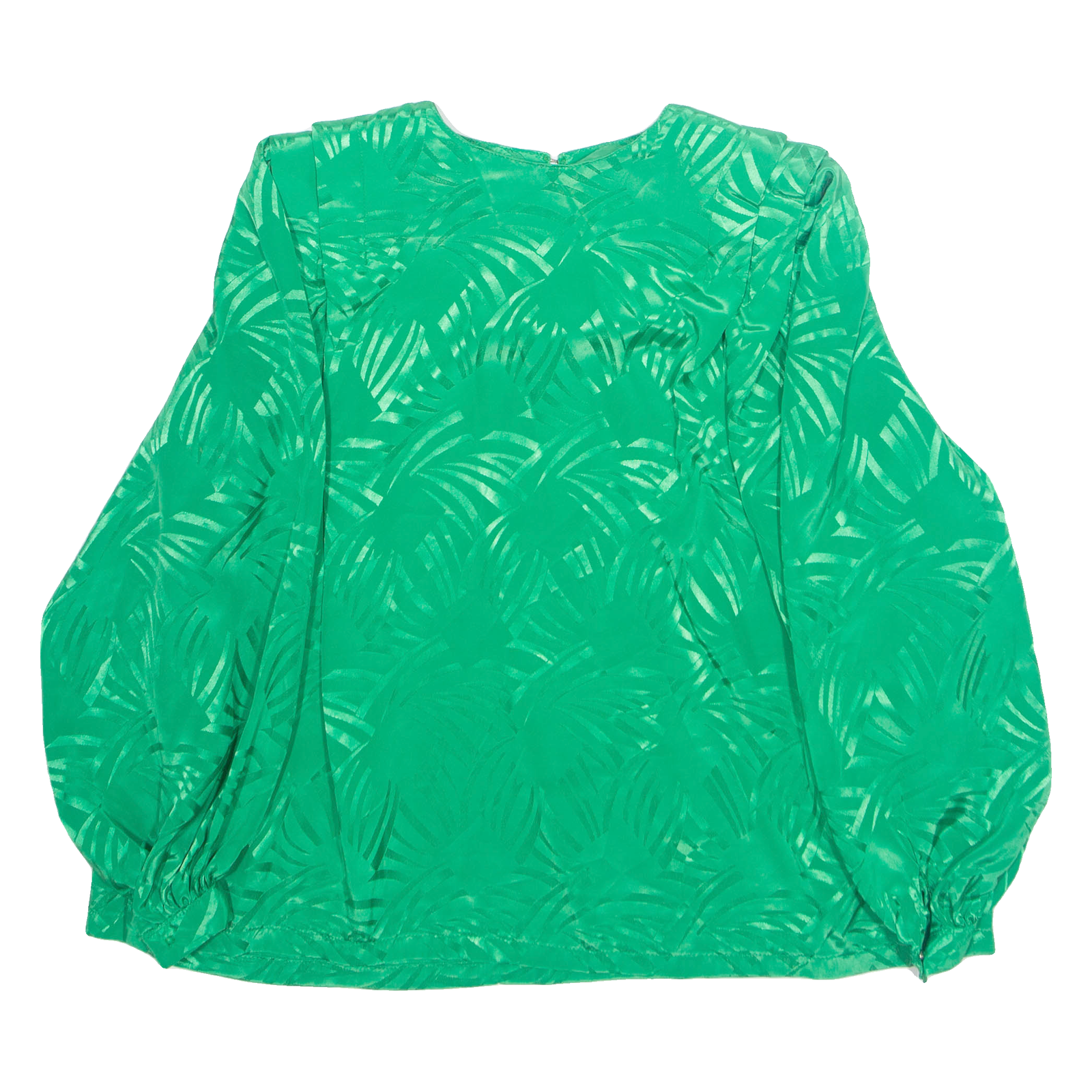 Womens Blouse Shirt Green Long Sleeve M Refurbished - N/A refurbished available on Cerqular