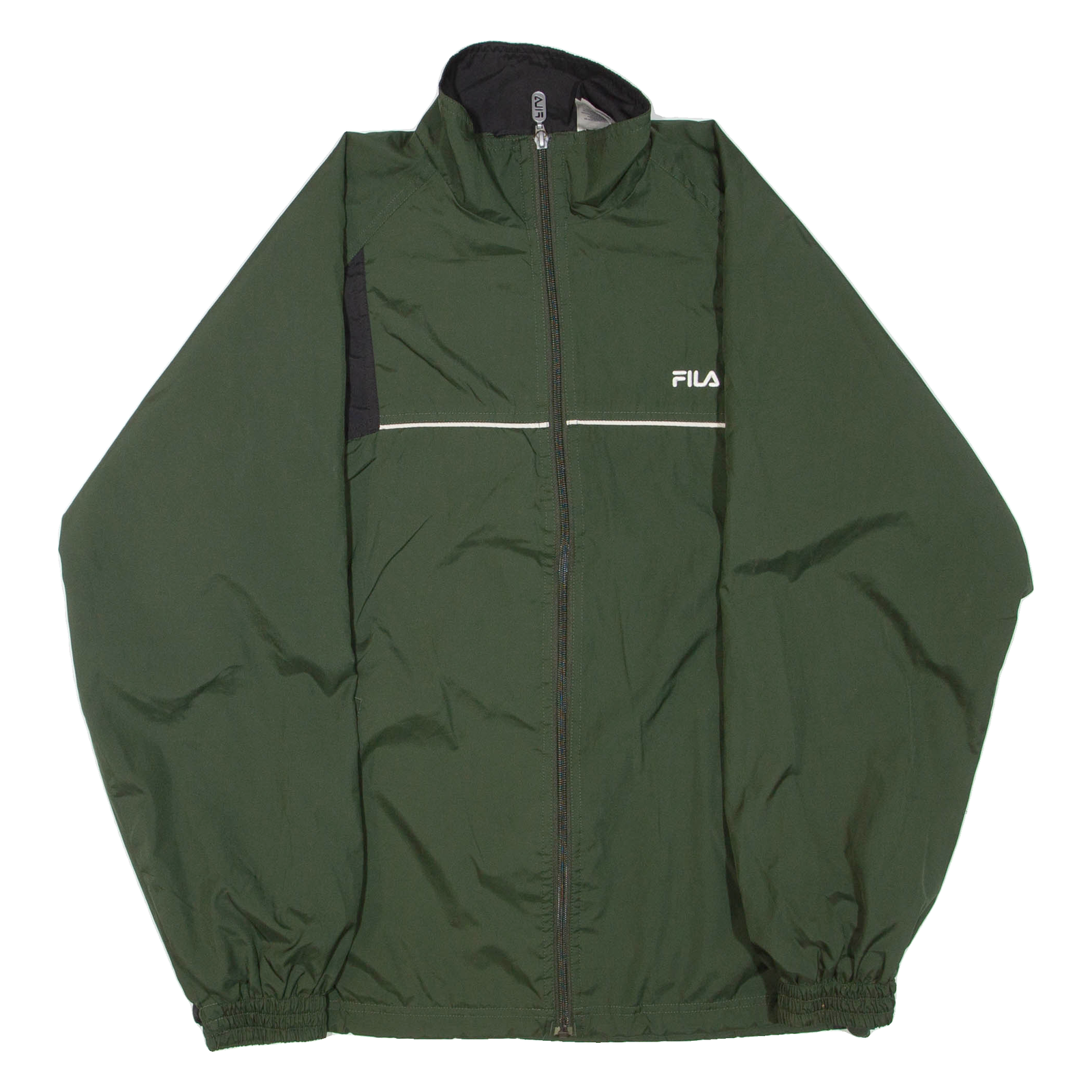 FILA Mens Track Jacket Green S Refurbished - N/A refurbished available on Cerqular