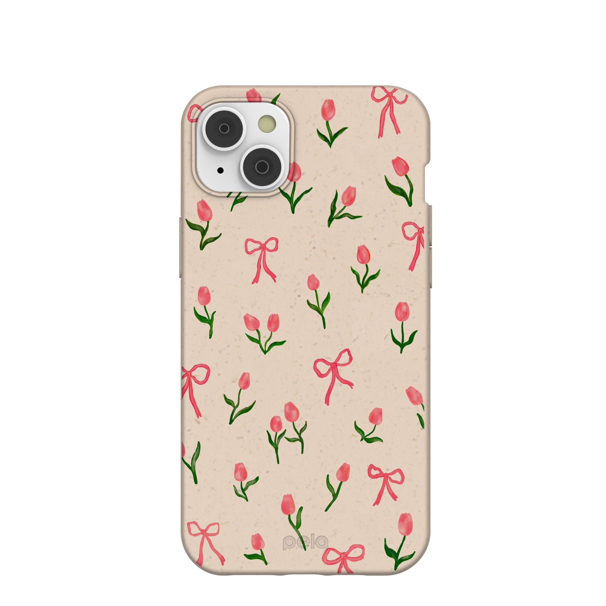 Seashell Tulip Bliss iPhone 14 Plus Case Refurbished - Pela Case refurbished available on Cerqular