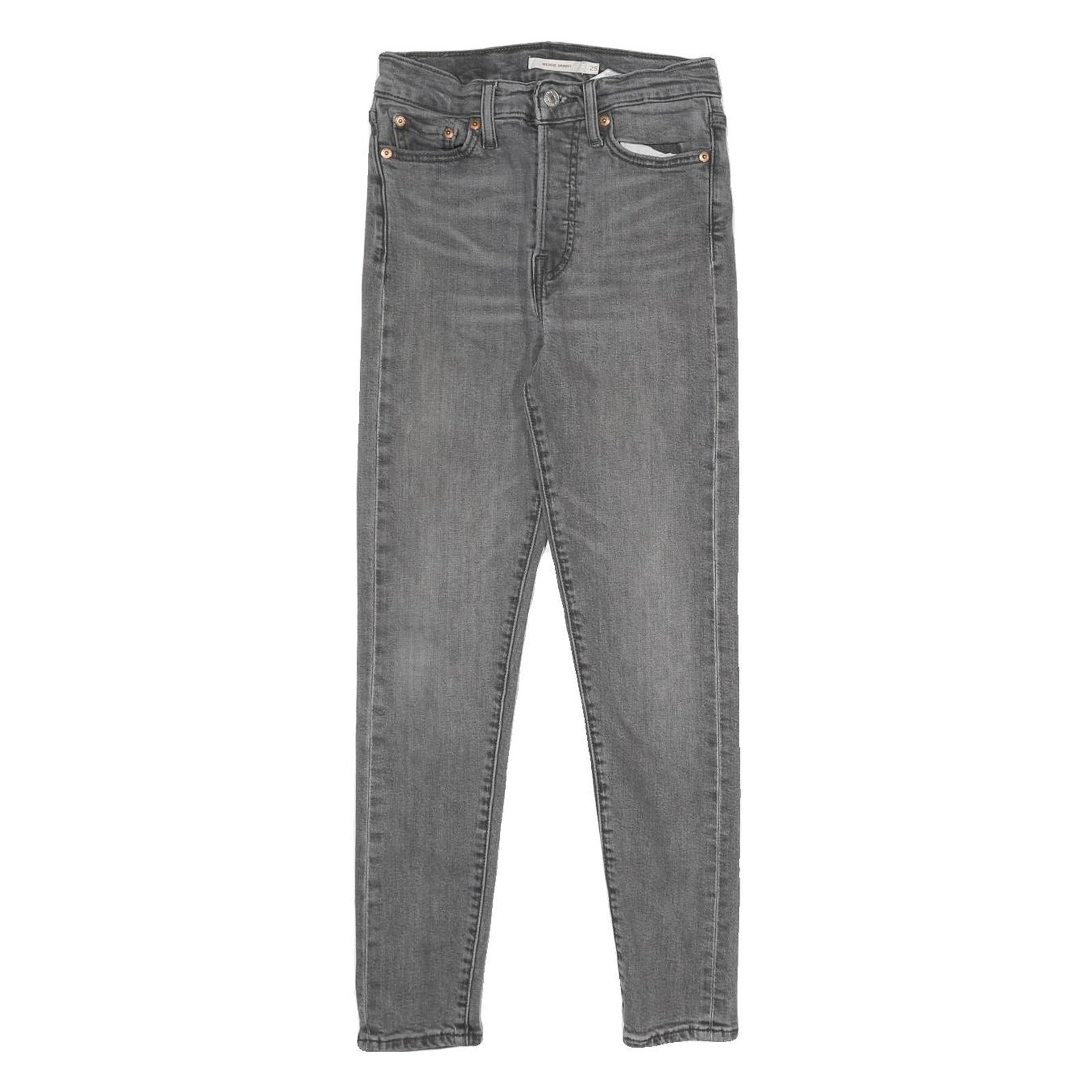 Buy LEVI'S Wedgie Skinny Womens Jeans Grey Slim Skinny Denim W25 L26 Cotton Blend Refurbished - $41.59 LEVI'S Wedgie Skinny Womens Jeans Grey Slim Skinny Denim W25 L26 Cotton Blend Refurbished - N/A refurbished available on Cerqular