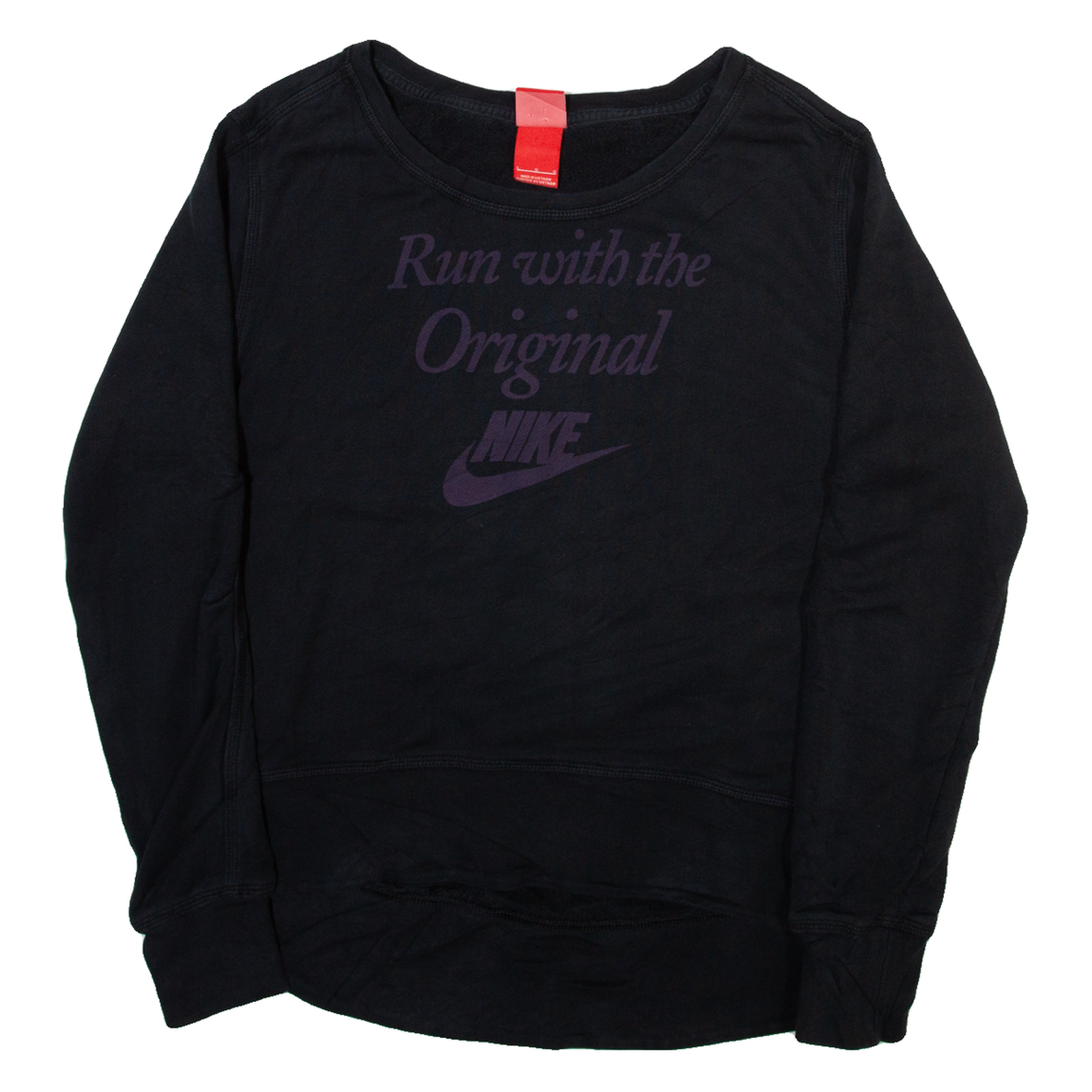NIKE Womens Sweatshirt Black L Refurbished - N/A refurbished available on Cerqular