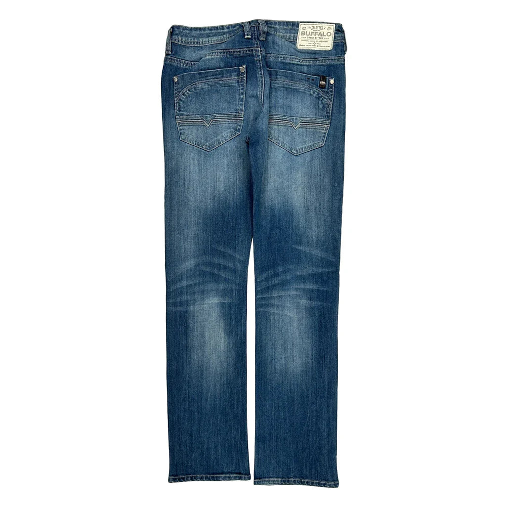 Buy Buffalo Slim Jeans - 30W 32L Blue Cotton Refurbished - $73.69 Buffalo Slim Jeans - 30W 32L Blue Cotton Refurbished - Thrifted (note: this is a term often used to describe second- refurbished available on Cerqular