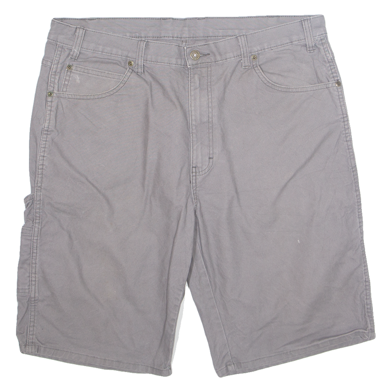 DICKIES Carpenter Style Mens Workwear Shorts Grey XL W38 Refurbished - N/A refurbished available on Cerqular