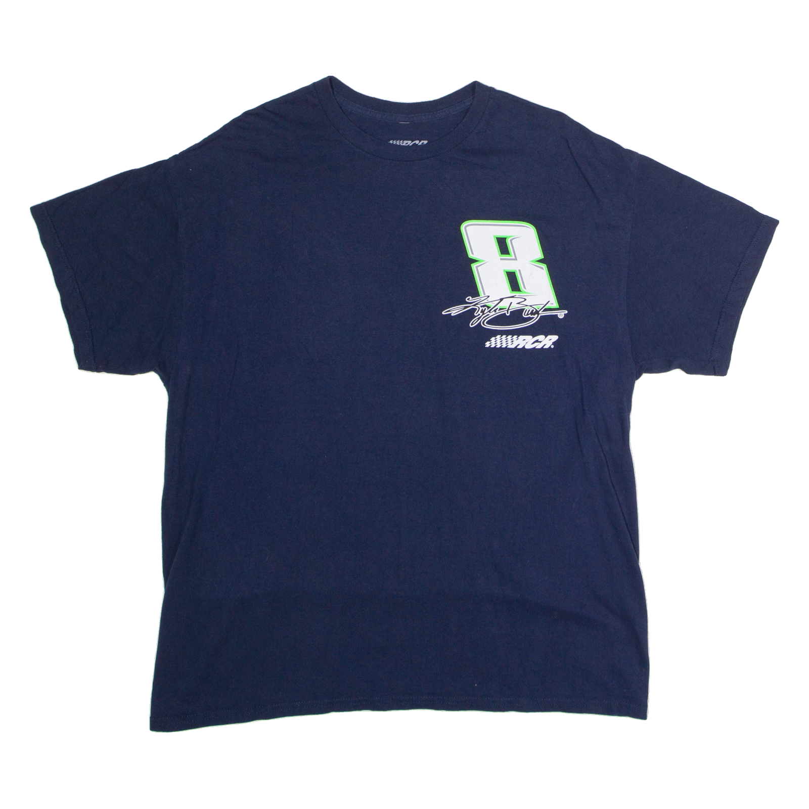 RICHARD CHILDRESS RACING Kyle Busch #8 Mens T-Shirt Blue USA Crew Neck XL Refurbished - N/A refurbished available on Cerqular