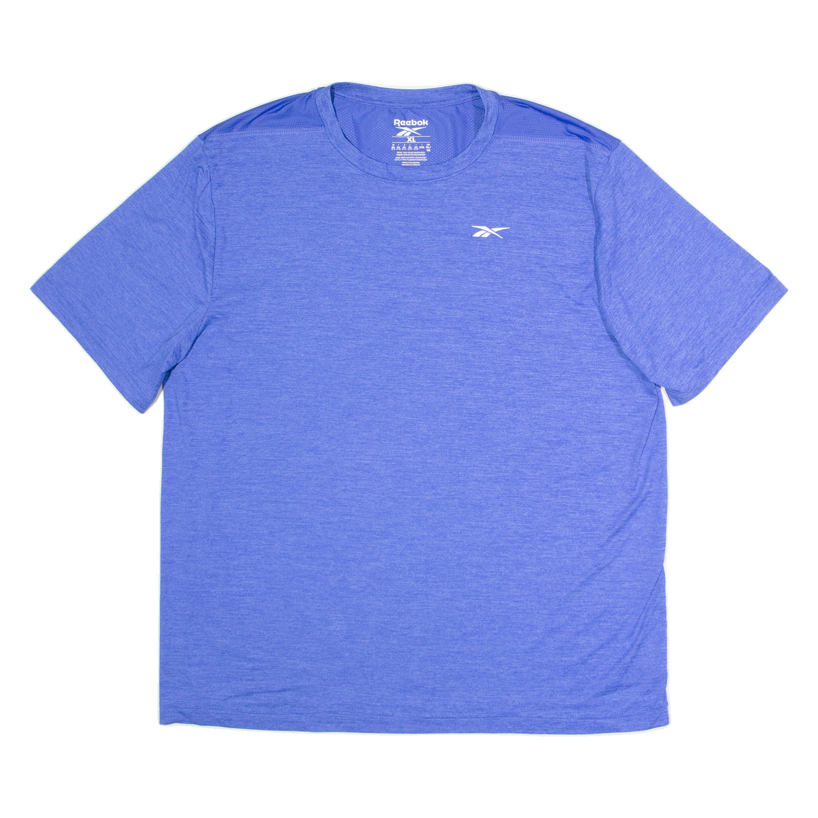 REEBOK Womens T-Shirt Blue Crew Neck XL Refurbished - N/A refurbished available on Cerqular