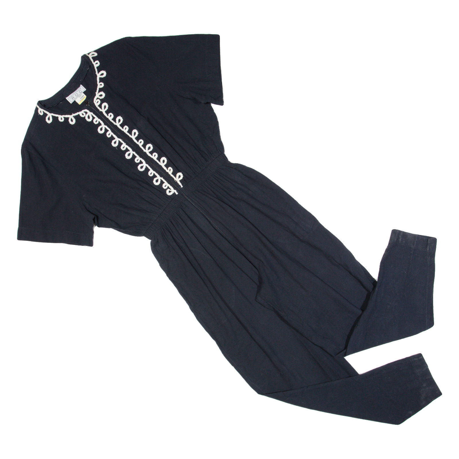 CALIFORNIA ROC Womens Jumpsuit Blue 90s Tapered M Refurbished - N/A refurbished available on Cerqular