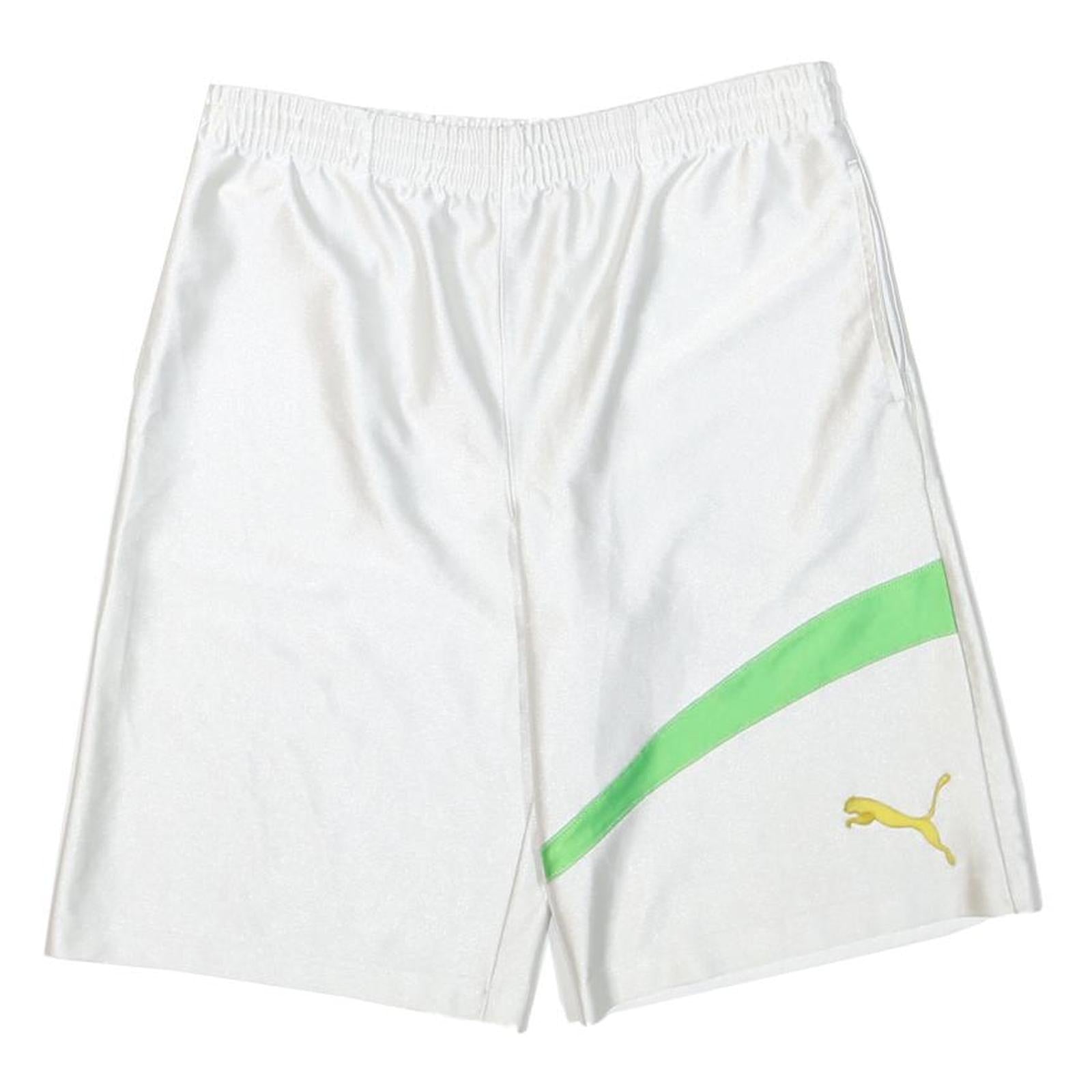 PUMA Mens Shorts White & Green Casual XL W30 Sportswear Comfortable Refurbished - N/A refurbished available on Cerqular