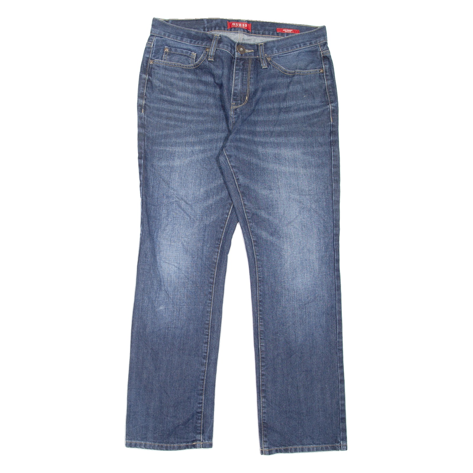 Buy GUESS Del Mar Fit Mens Jeans Blue Slim Straight Stone Wash W32 L29 Refurbished - $36.39 GUESS Del Mar Fit Mens Jeans Blue Slim Straight Stone Wash W32 L29 Refurbished - N/A refurbished available on Cerqular