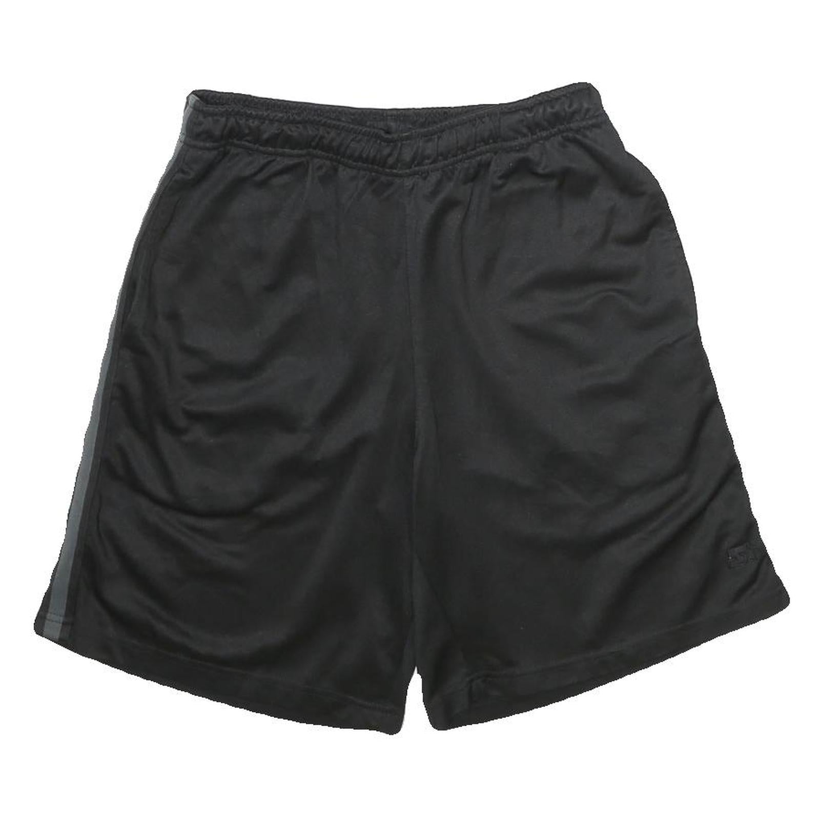 STARTER Mens Black Sports Shorts S W26 Elastic Waisttrack Lightweight Polyester Refurbished - N/A refurbished available on Cerqular