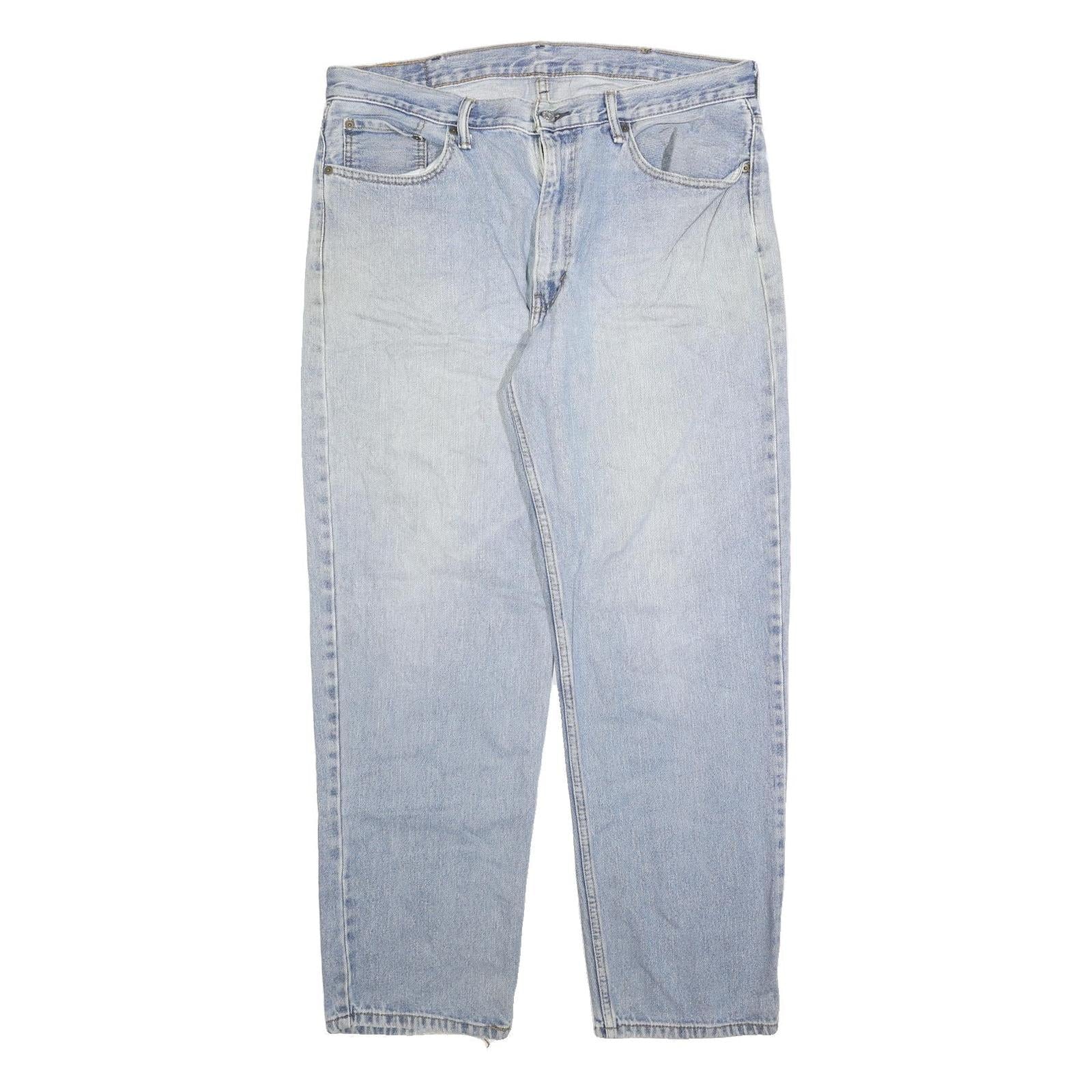 LEVI'S 550 Straight Mens Jeans Blue Relaxed Straight Denim Light W38 L32 Casual Refurbished - N/A refurbished available on Cerqular
