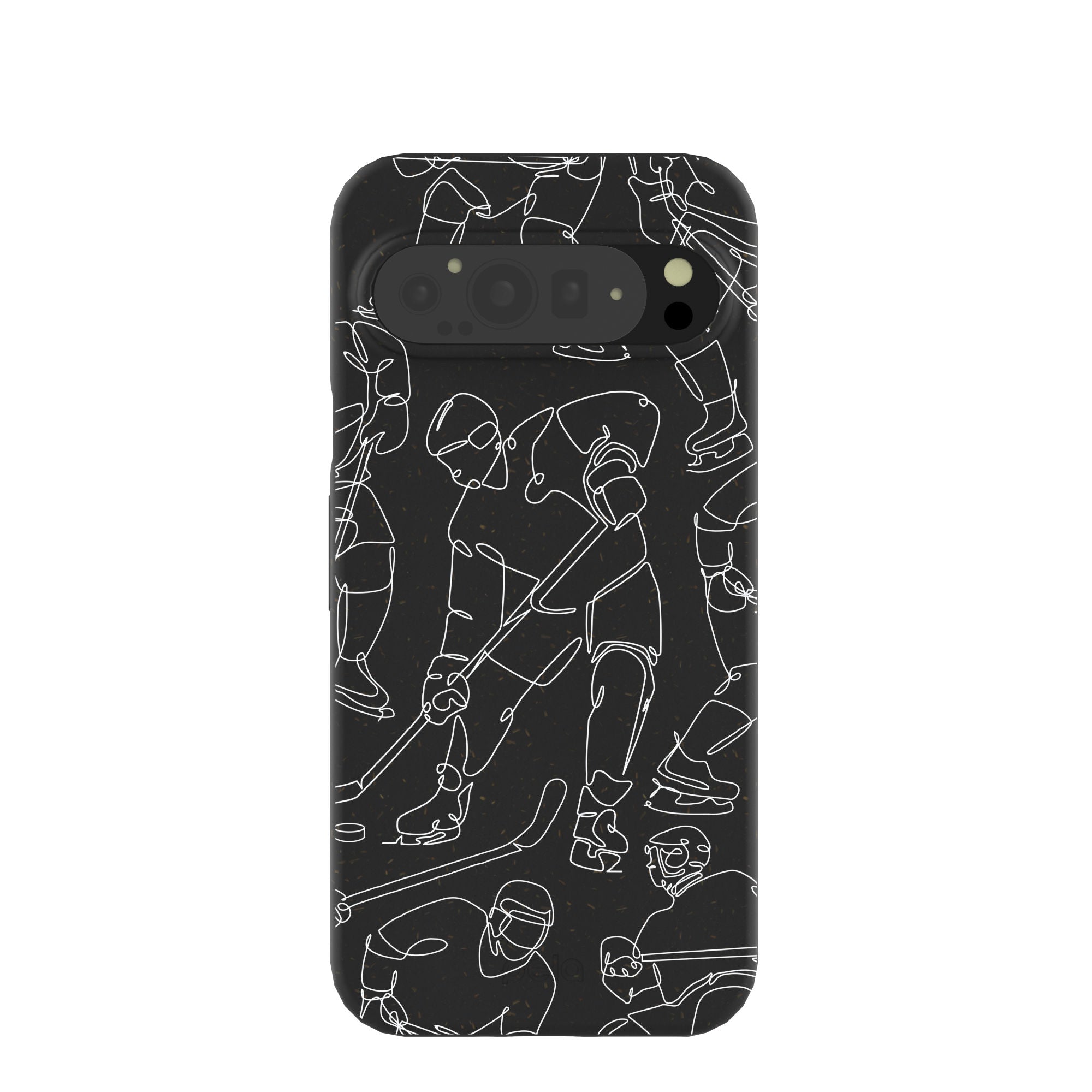 Black Play Sketch Google Pixel 9 Pro XL Case Refurbished - Pela Case refurbished available on Cerqular