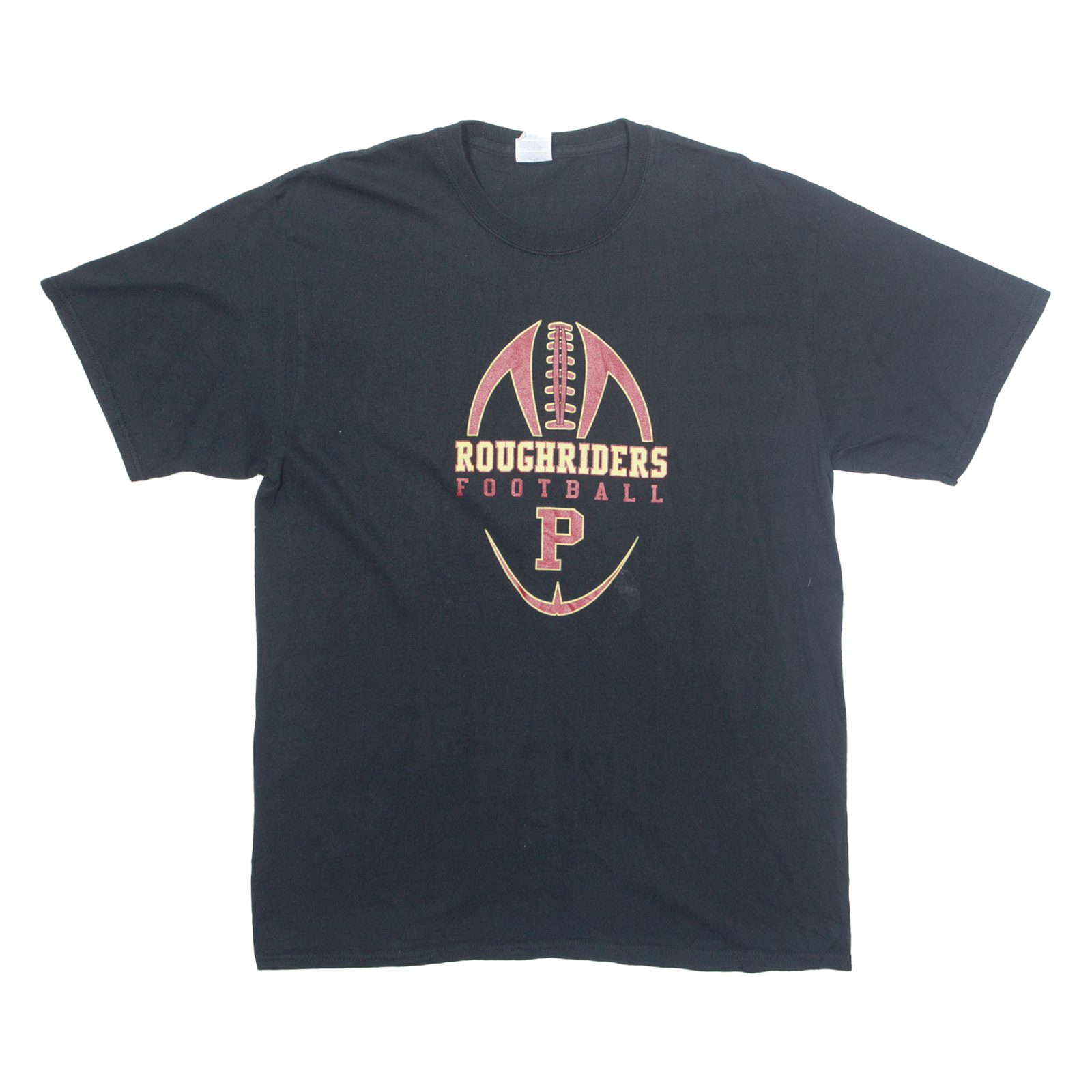 Roughriders Football Mens T-Shirt Black USA L Refurbished - N/A refurbished available on Cerqular