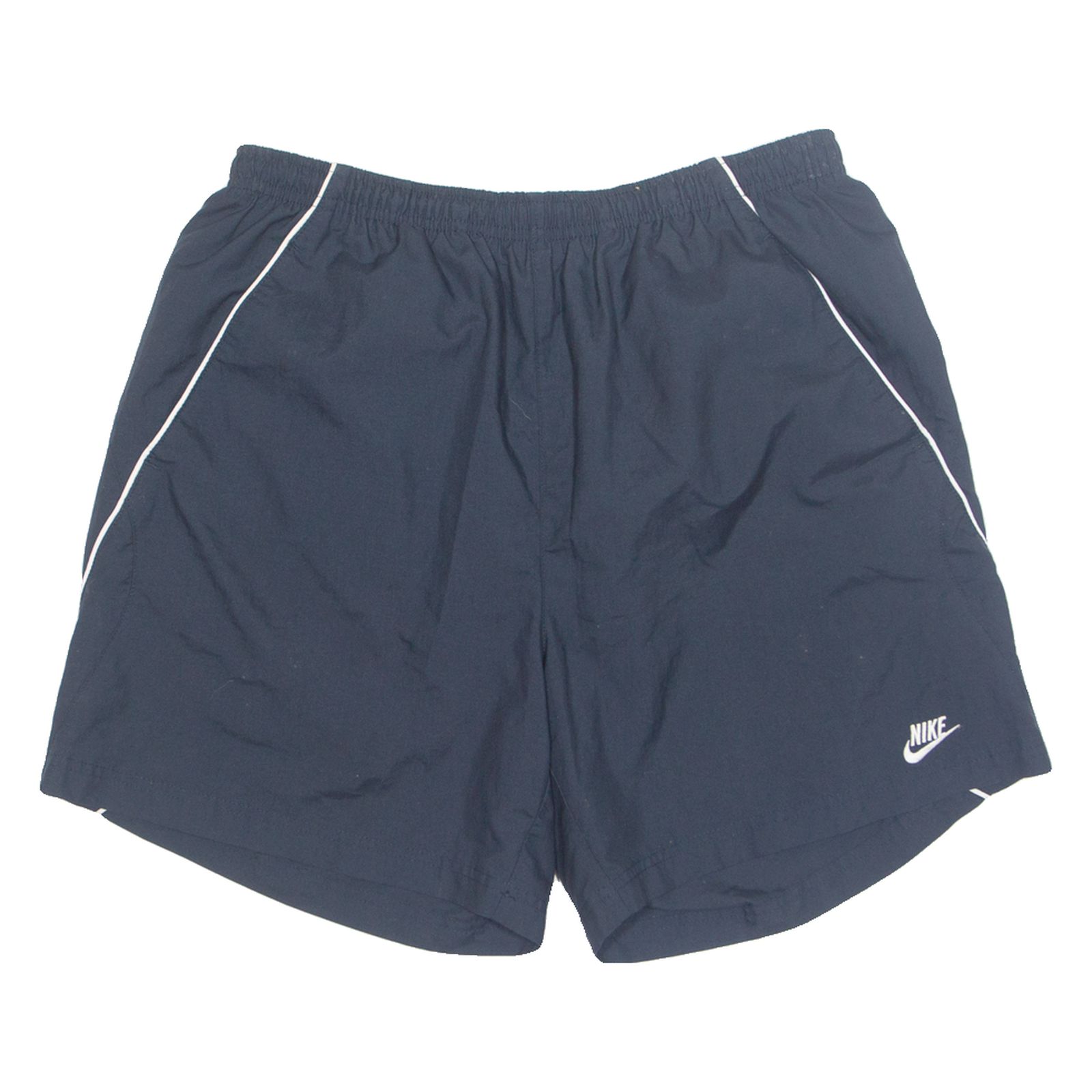 NIKE Mesh Lined Mens Swimming Shorts Blue Relaxed L W28 Refurbished - N/A refurbished available on Cerqular