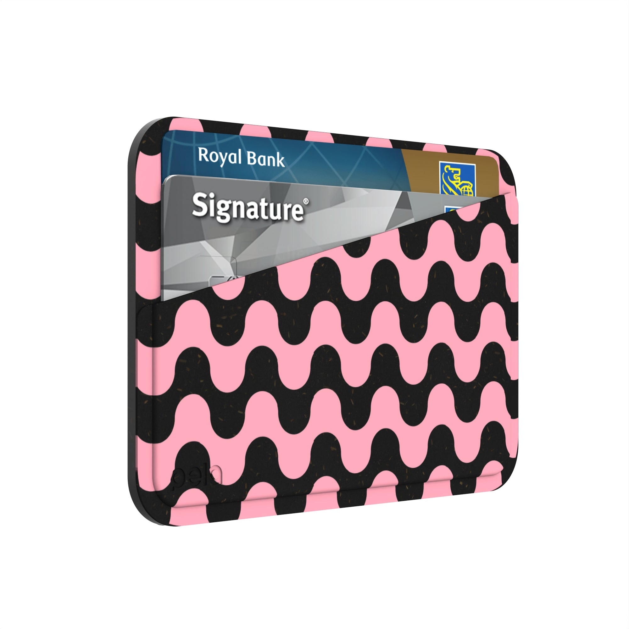 Black Frequency Mini Wallet Refurbished - Pela Case refurbished available on Cerqular