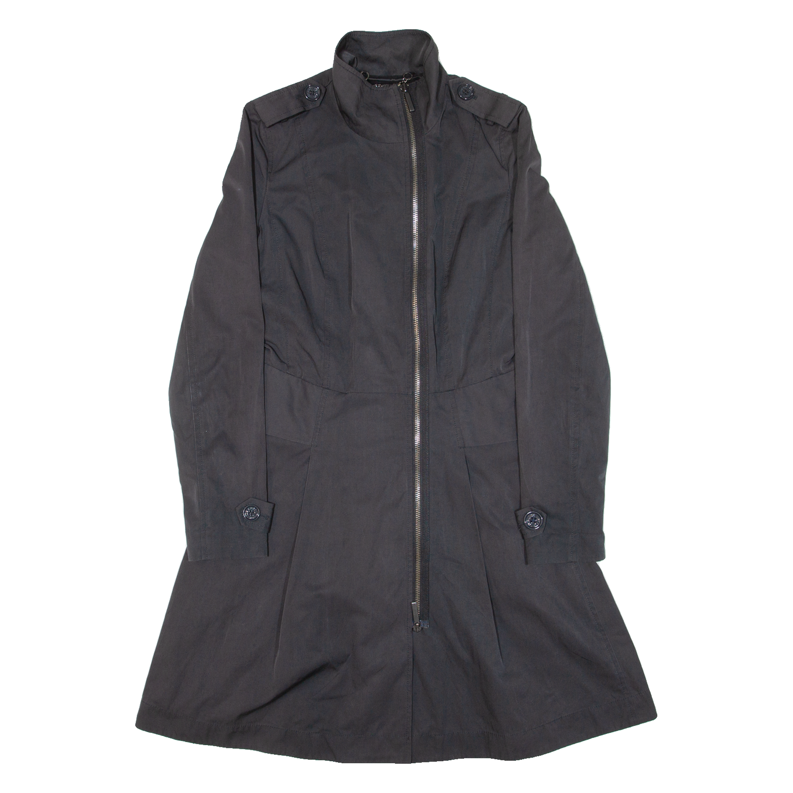 ARMANI EXCHANGE Womens Trench Coat Black S Refurbished - N/A refurbished available on Cerqular
