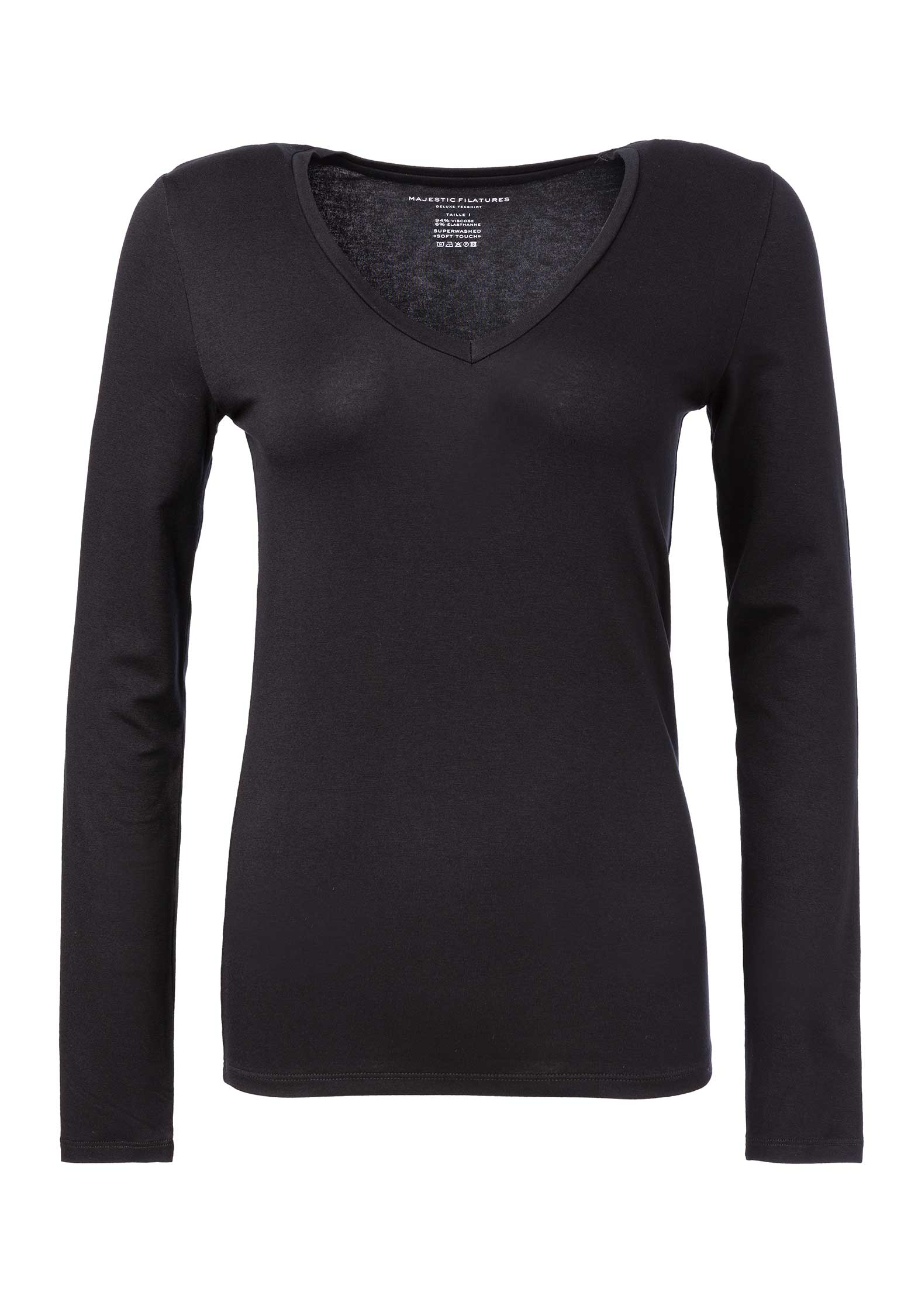 T-shirt  M001-fts010 Black | Color: BLACK | Size: 1-S Refurbished - Rue Madame is a known brand, and the standardized name is " refurbished available on Cerqular