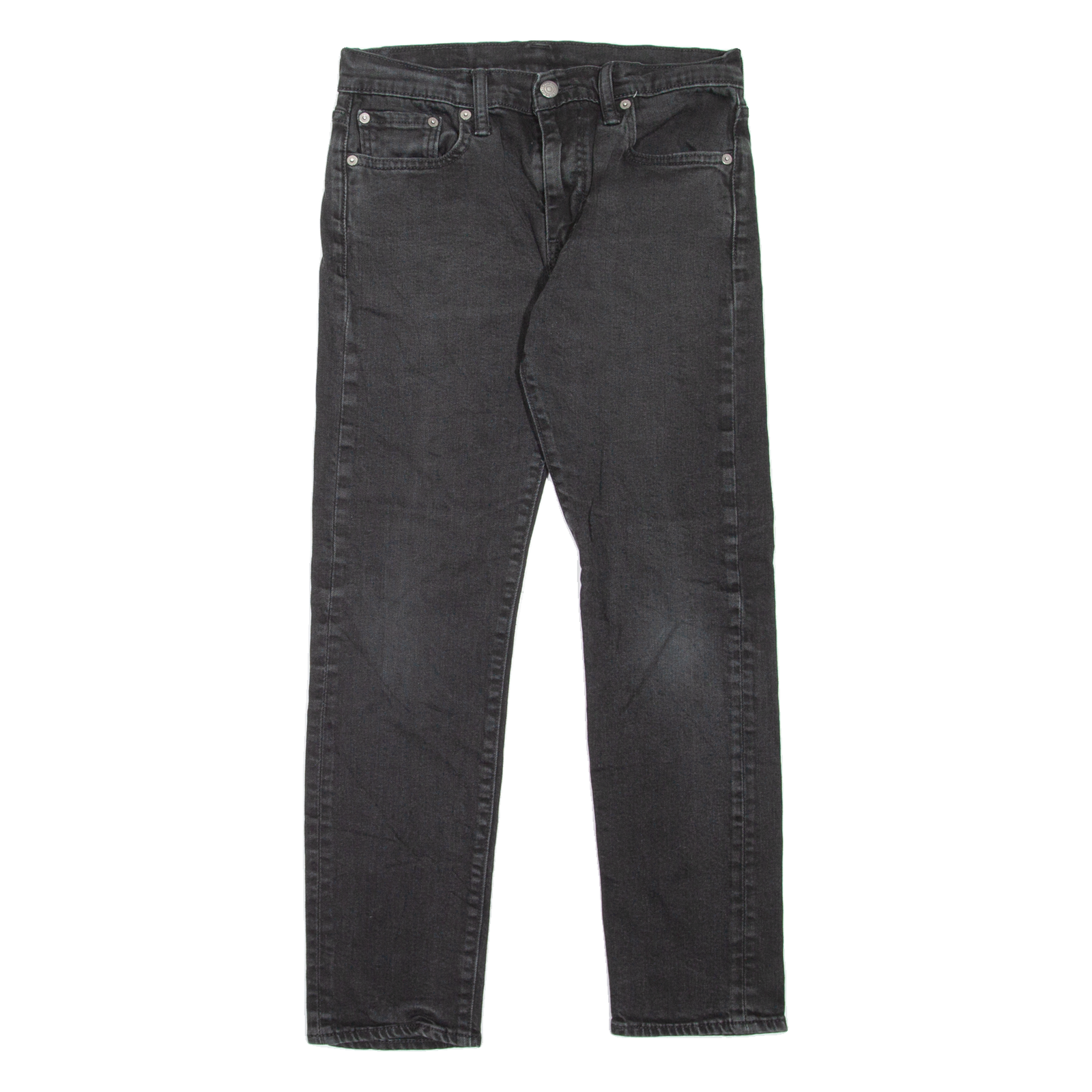 LEVI'S 502 Jeans Mens Black Regular Tapered W29 L27 Refurbished - N/A refurbished available on Cerqular