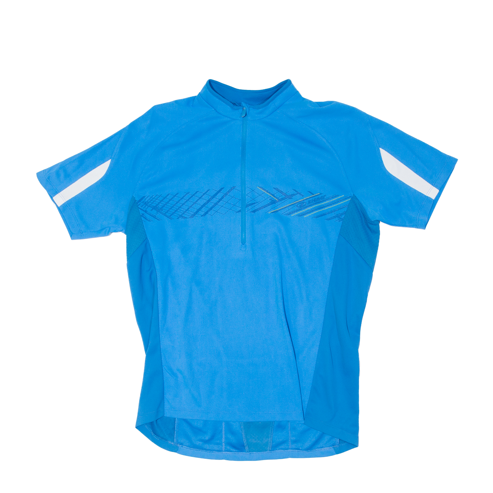 ZIENER Cycling Mens Jersey Blue 1/4 Zip XL Refurbished - N/A refurbished available on Cerqular