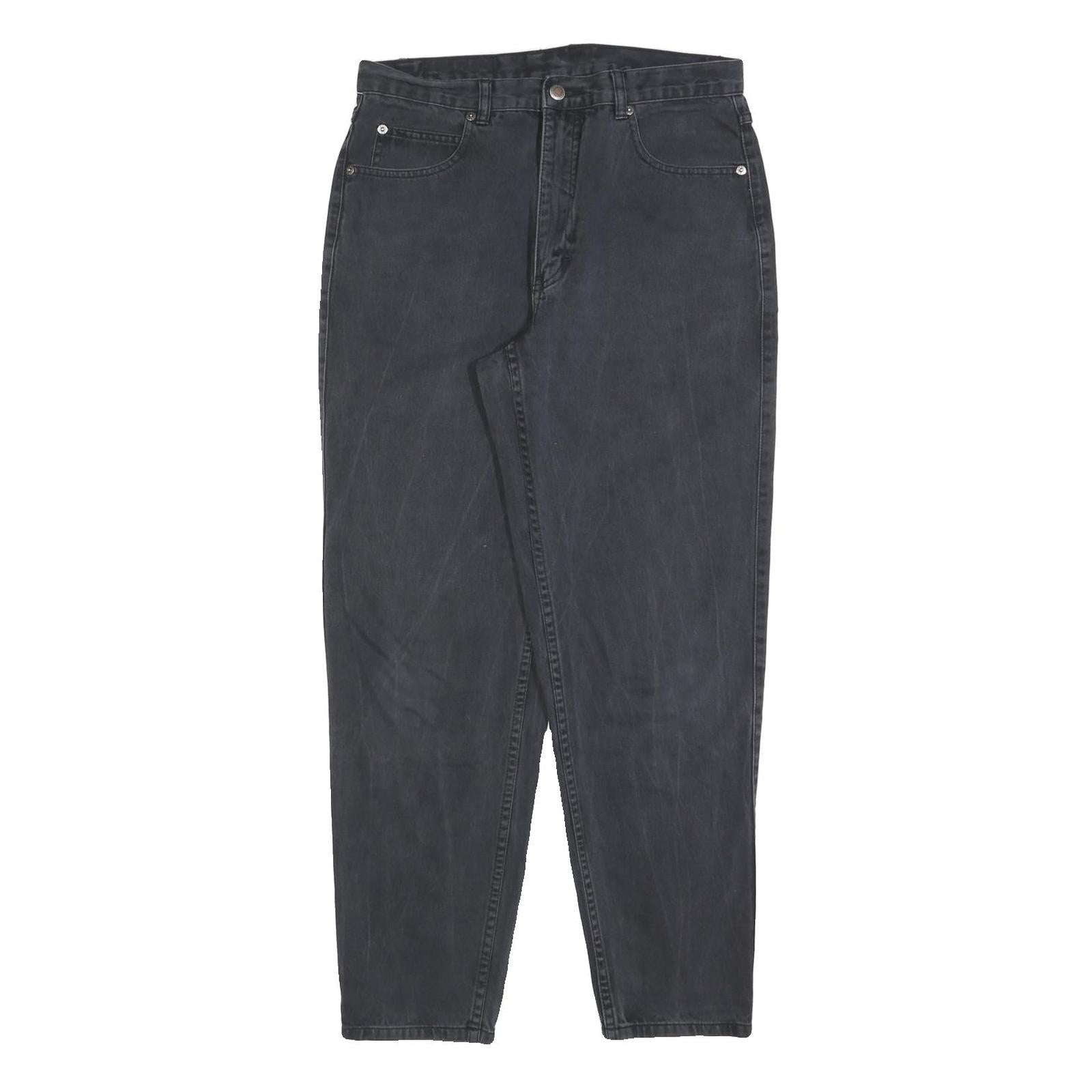 TEDDYS Womens Regular Fit Black Denim Jeans W30 L30 Classic Cotton Blend Zip Refurbished - N/A refurbished available on Cerqular