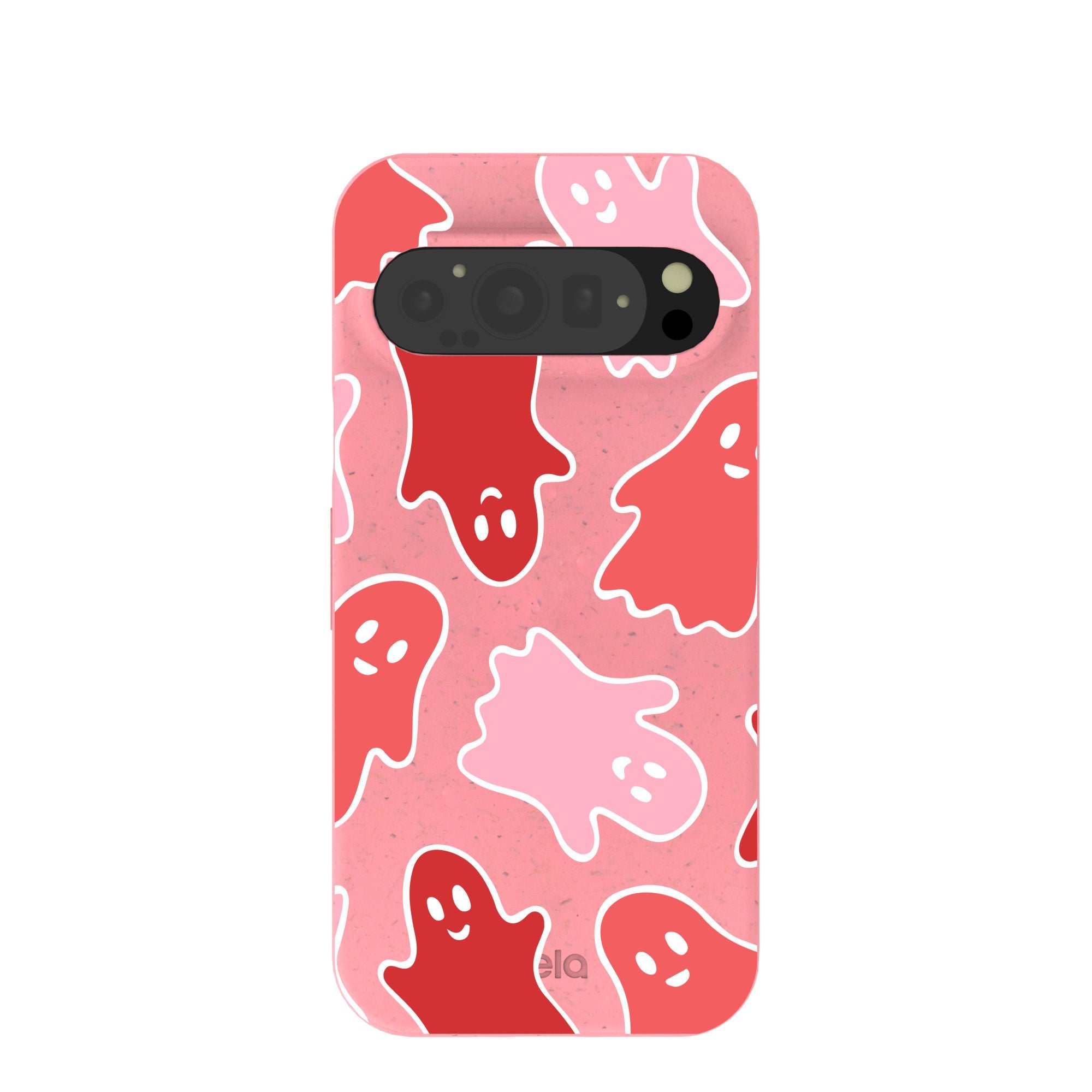 Bubblegum Pink Phantom Pals Google Pixel 9/9 Pro Case Refurbished - Pela Case refurbished available on Cerqular