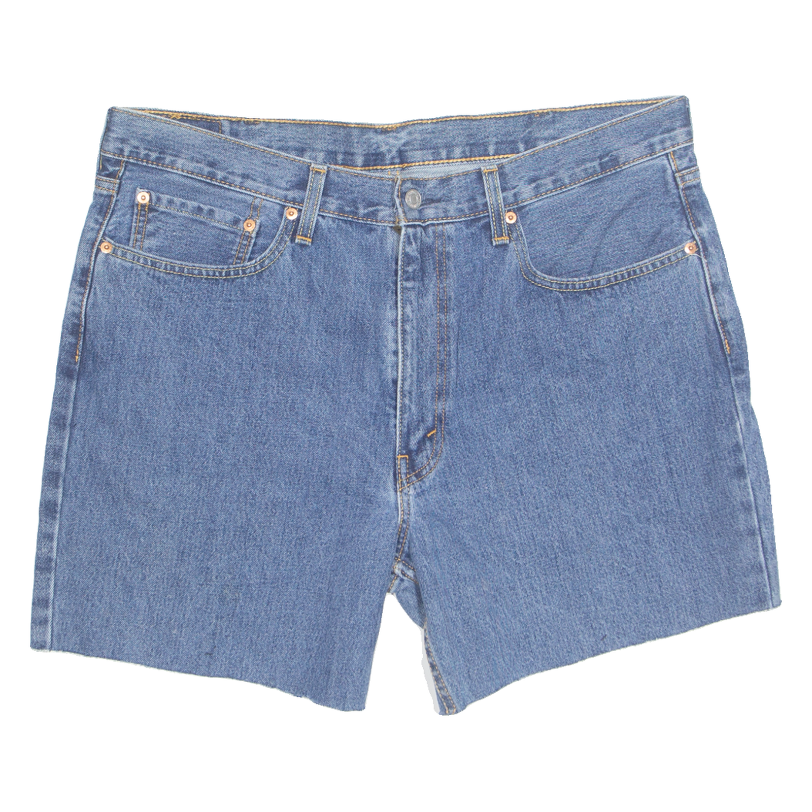 LEVI'S Cut Off 550 Mens Denim Shorts Blue XL W39 Refurbished - N/A refurbished available on Cerqular