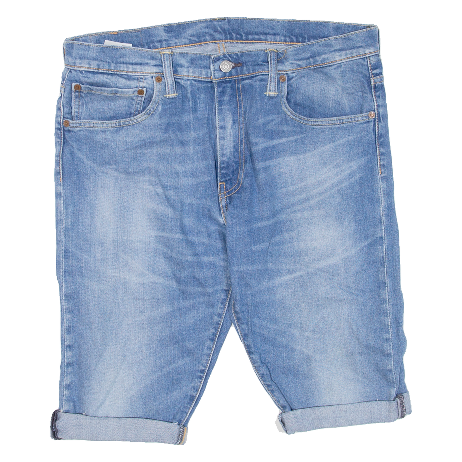 LEVI'S 520 Mens Jorts Shorts Blue M W32 Refurbished - N/A refurbished available on Cerqular