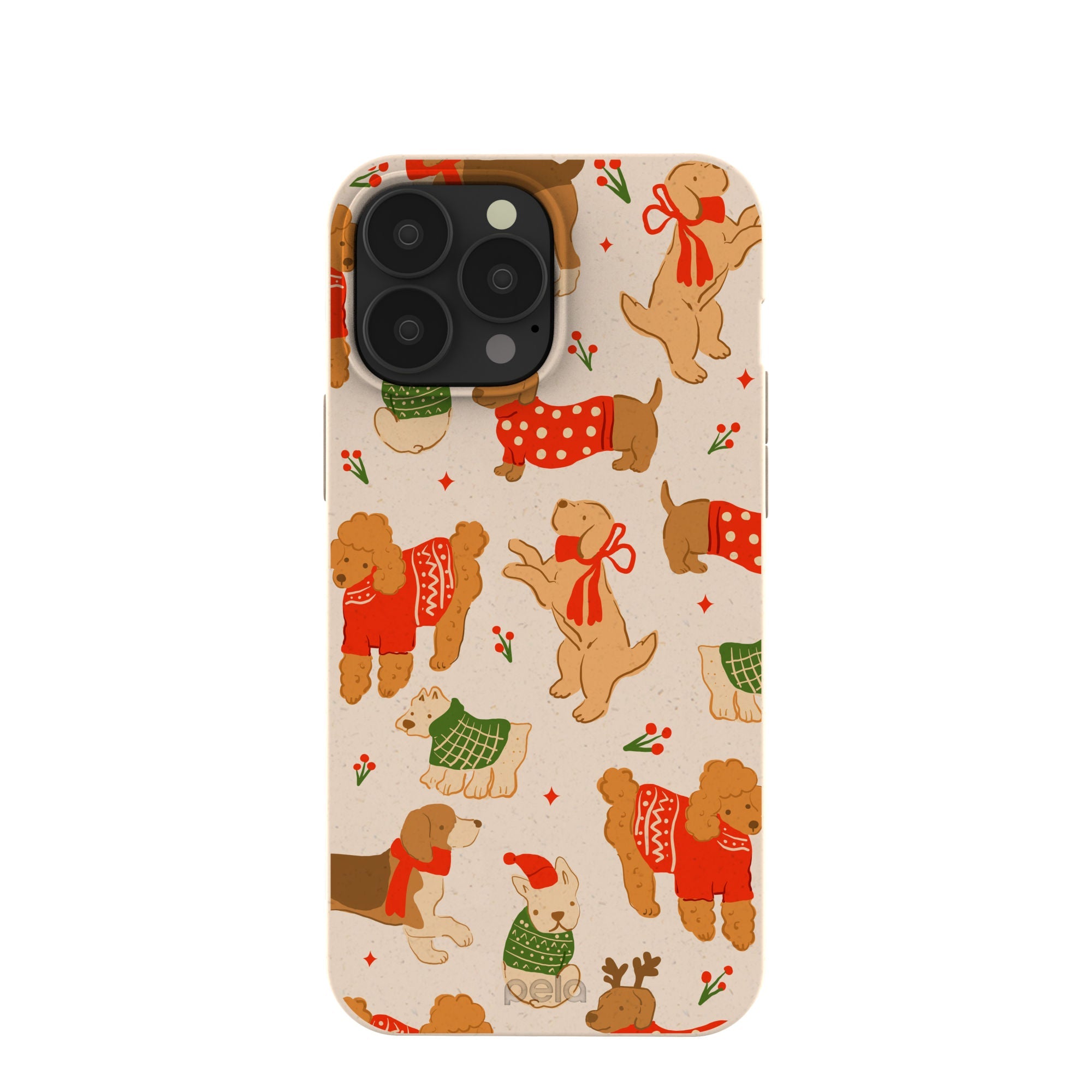 Seashell Jolly Doggos iPhone 13 Pro Max Case Refurbished - Pela Case refurbished available on Cerqular