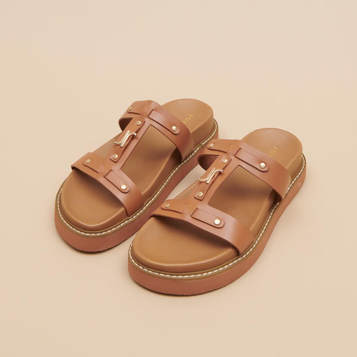585- Luana Cuir Glace Cognac | Color: COGNAC | Size: 39 Refurbished - Rue Madame is a known brand, and the standardized name is " refurbished available on Cerqular