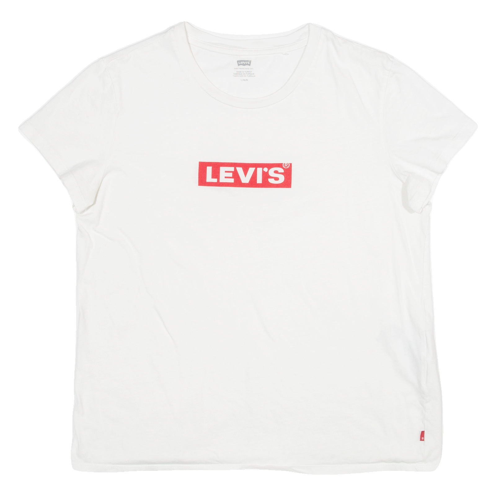 LEVI'S Womens T-Shirt White L Refurbished - N/A refurbished available on Cerqular