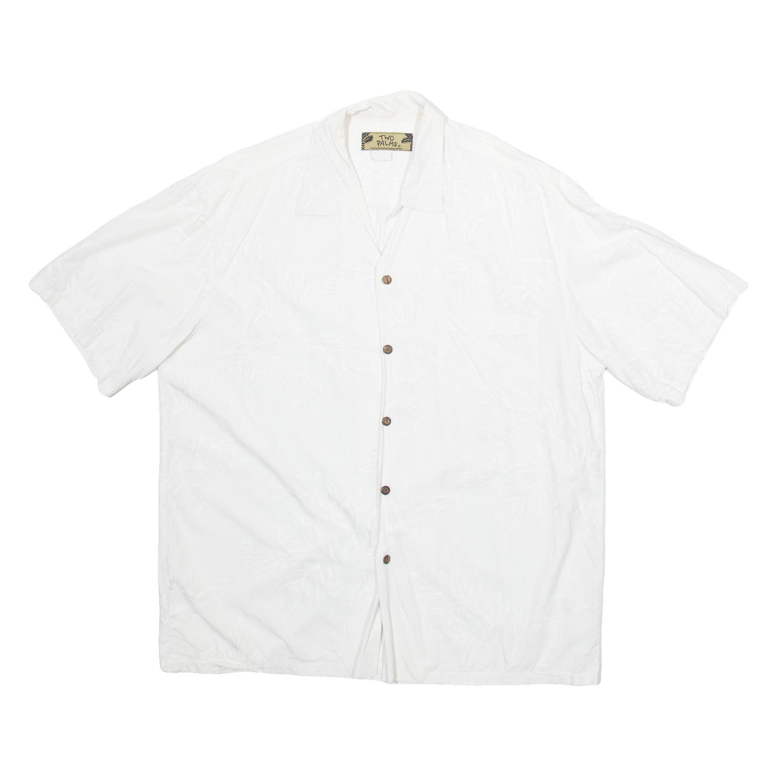 TWO PALMS Mens Plain Shirt White L Refurbished - N/A refurbished available on Cerqular