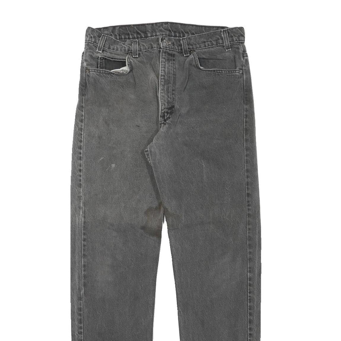 LEVI'S Mens Jeans Black Regular Straight Denim W32 L31 Classic Cotton Blend Zip Refurbished - N/A refurbished available on Cerqular