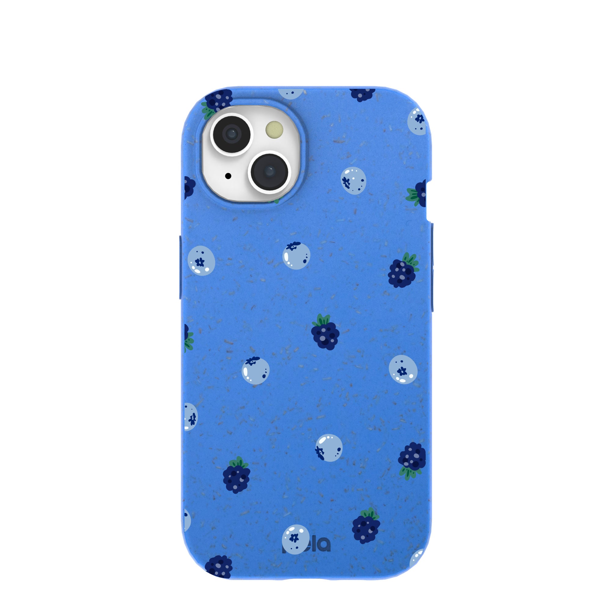 Electric Blue Black and Blue iPhone 15 Case Refurbished - Pela Case refurbished available on Cerqular