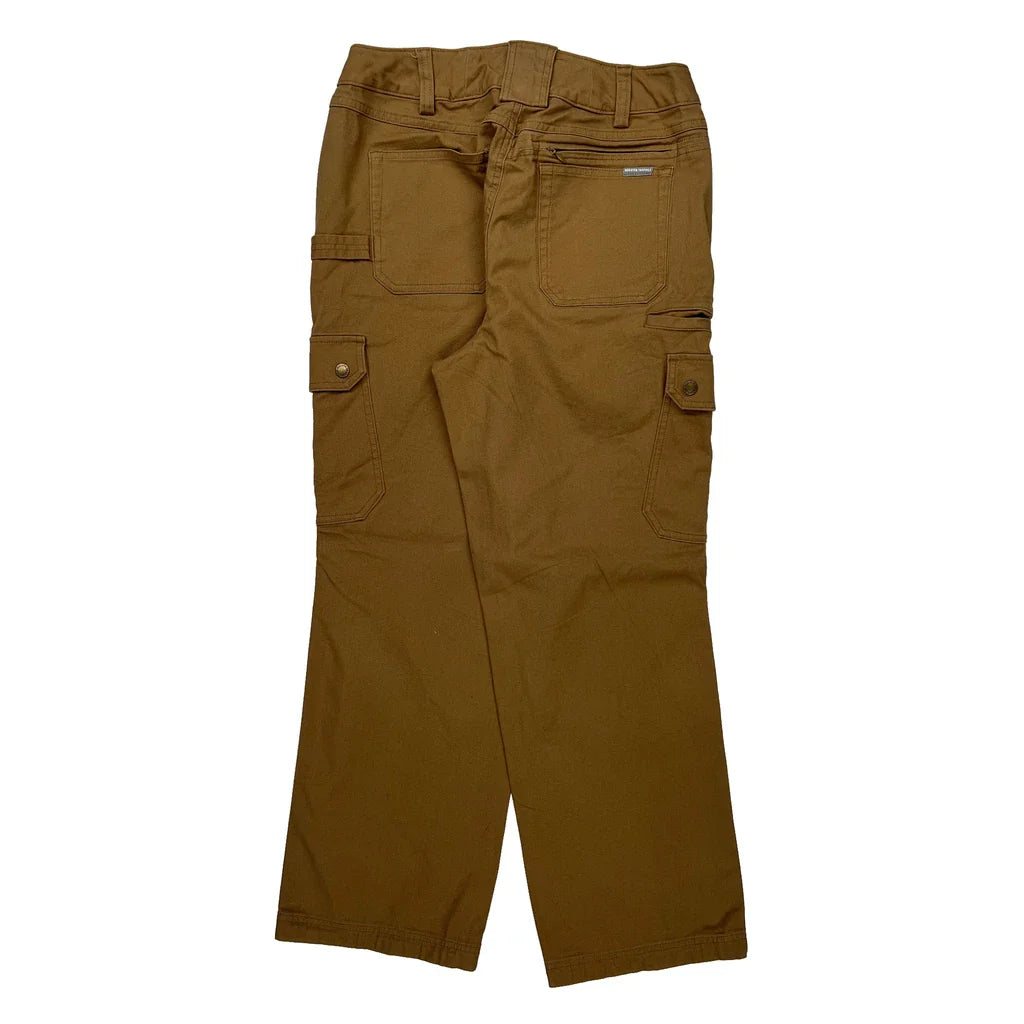 Duluth Cargo Cargo Trousers - 32W 29L Brown Cotton Refurbished - Thrifted (note: this is a term often used to describe second- refurbished available on Cerqular