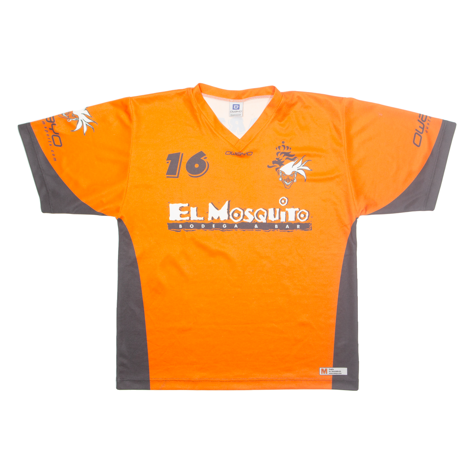 OWAYO El Mosquito Mens Jersey Orange USA V-Neck M Refurbished - N/A refurbished available on Cerqular
