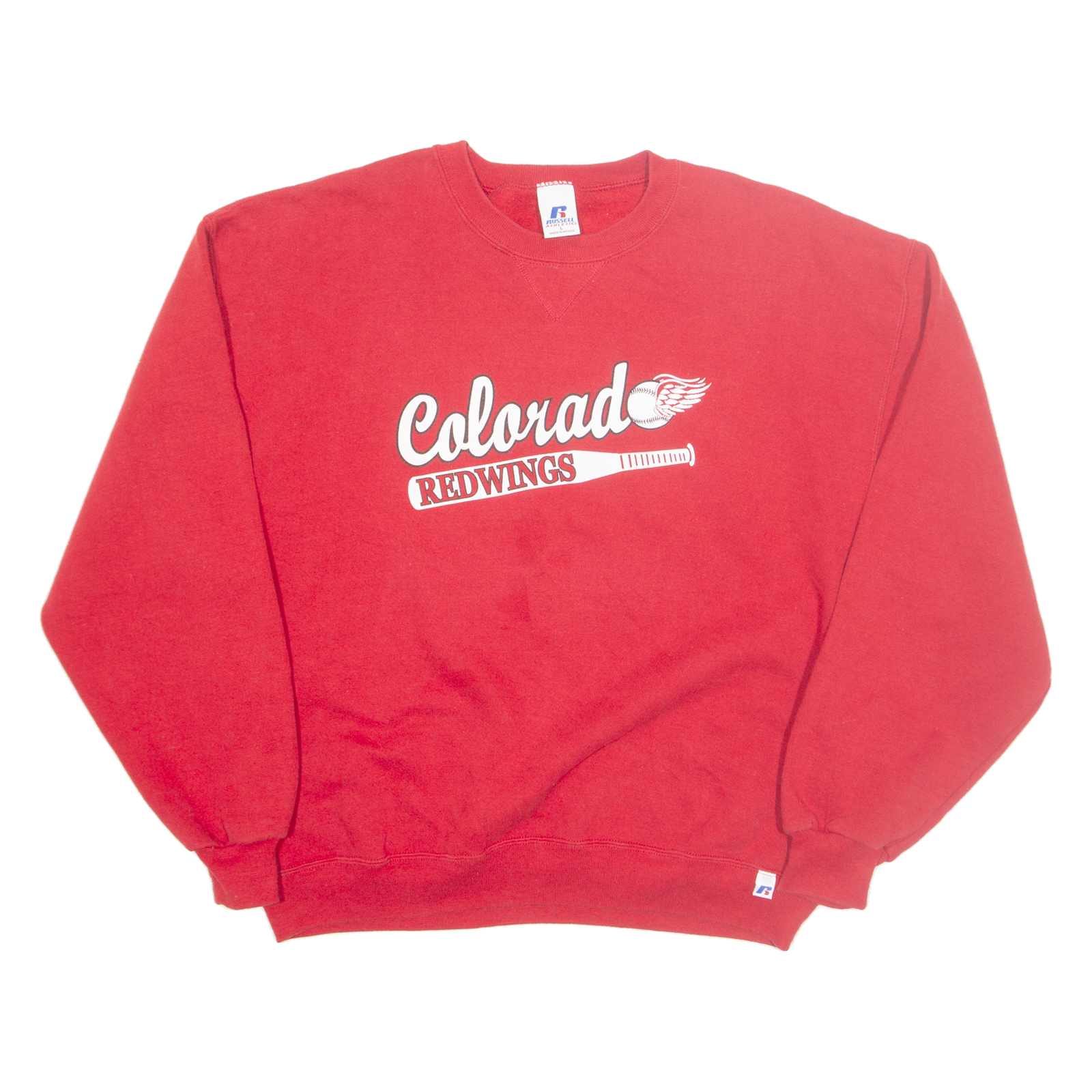 RUSSELL ATHLETIC Colorado Red Wings Mens Sweatshirt Red USA L Refurbished - N/A refurbished available on Cerqular