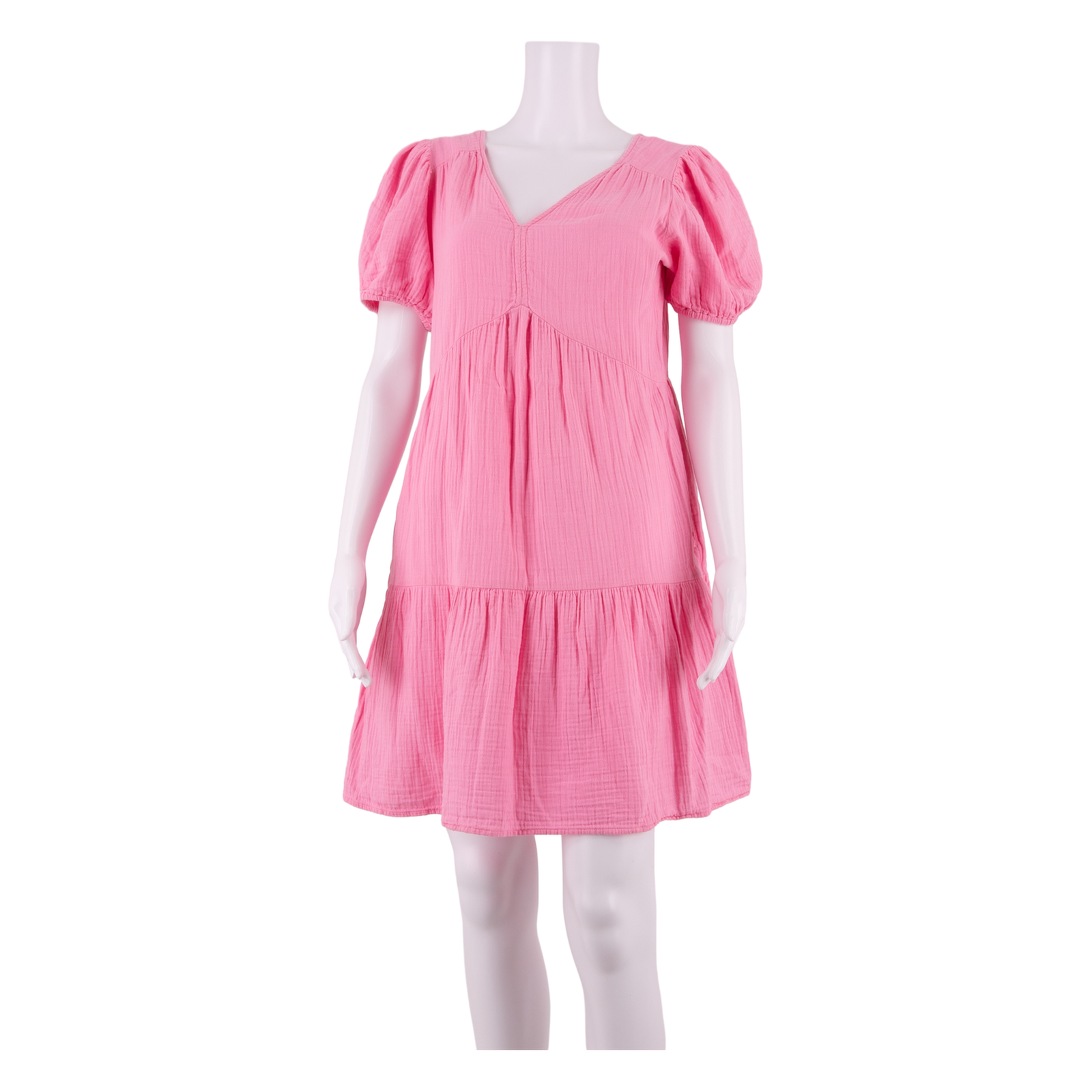 GAP Womens A-Line Dress Pink Short Sleeve Knee Length S Refurbished - N/A refurbished available on Cerqular