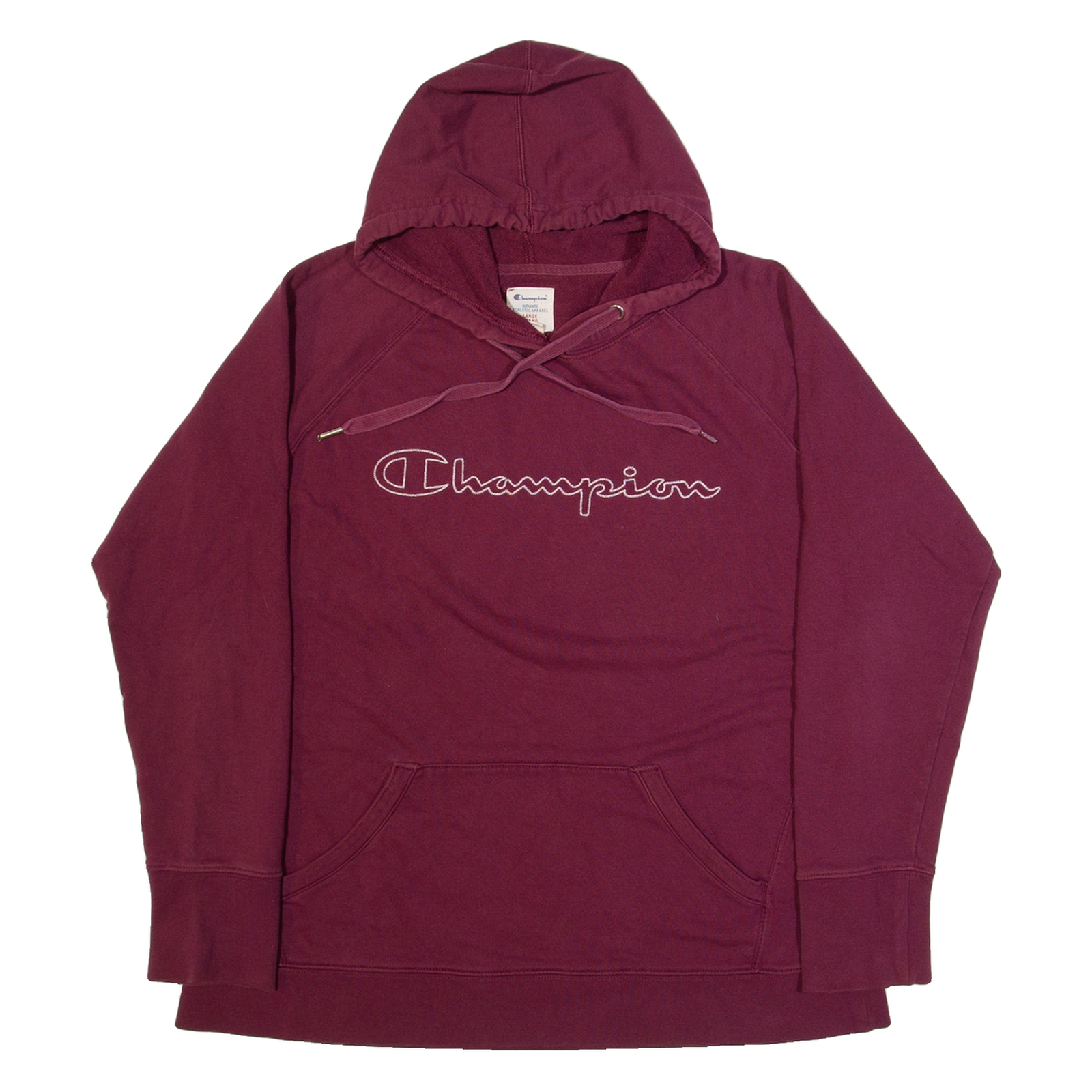 CHAMPION Mens Maroon Hoodie L Refurbished - N/A refurbished available on Cerqular
