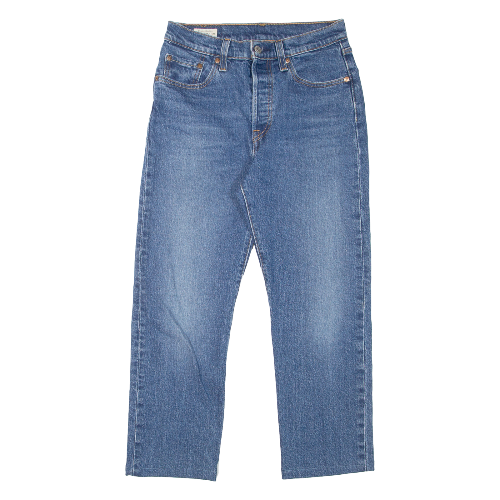 LEVI'S 501 BIG E Jeans Mens Blue Regular Straight Stonewash W26 L23 Refurbished - N/A refurbished available on Cerqular