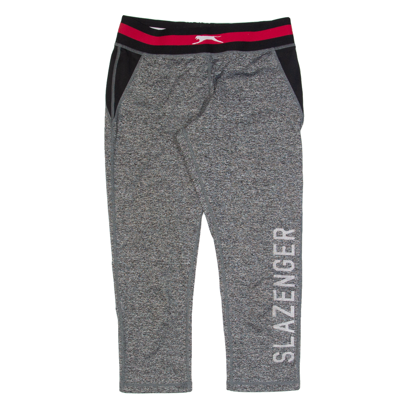SLAZENGER 3/4 Length Womens Leggings Grey Skinny M W26 L21 Refurbished - N/A refurbished available on Cerqular