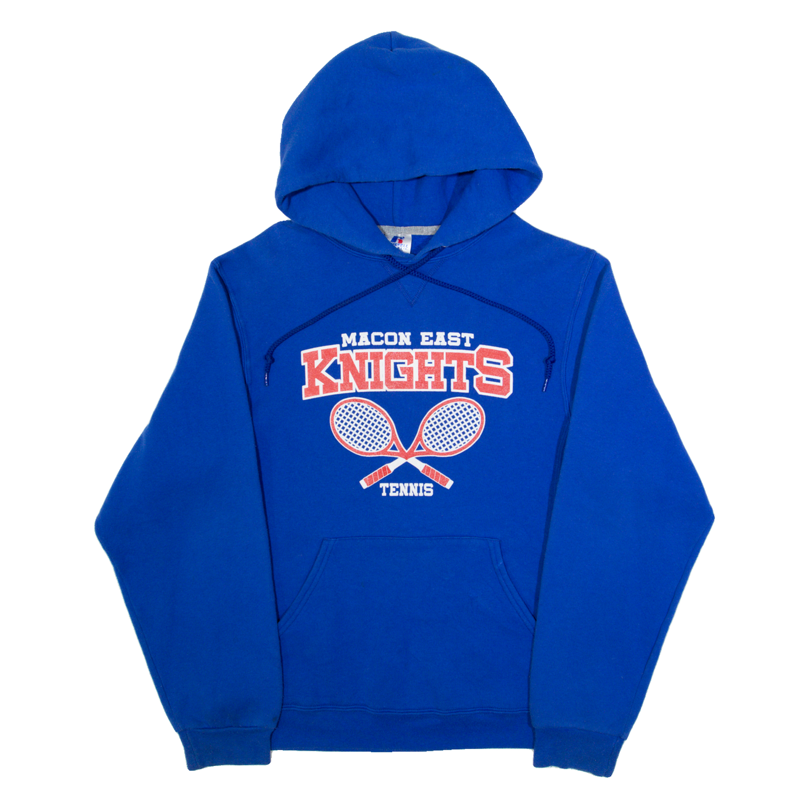 RUSSELL ATHLETIC Macon East Knights Tennis Mens Blue Hoodie USA S Refurbished - N/A refurbished available on Cerqular