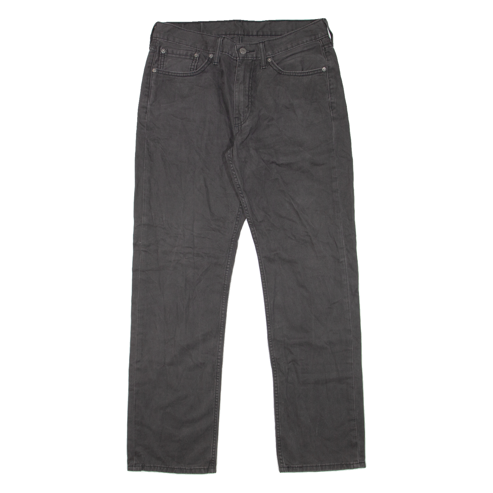 LEVI'S 514 Jeans Mens Grey Slim Straight W32 L32 Refurbished - N/A refurbished available on Cerqular
